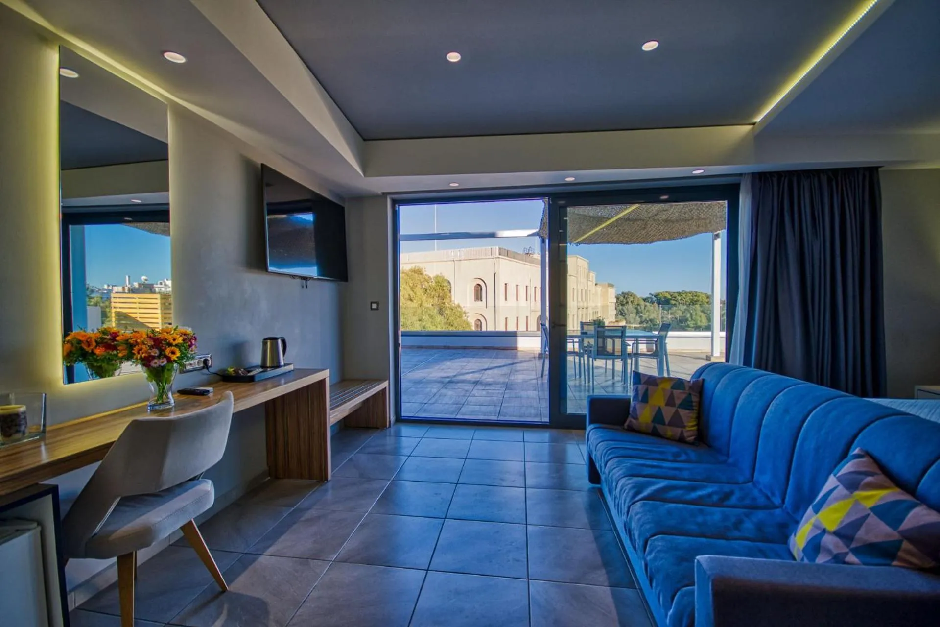 Living room in Island Boutique Hotel