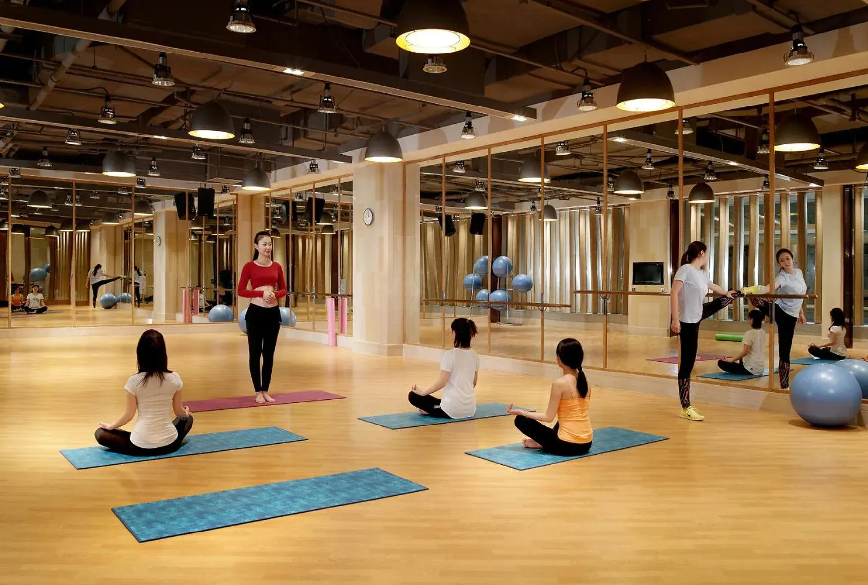 Fitness centre/facilities in Kerry Hotel, Beijing by Shangri-La Fitness centre/facilities in Kerry Hotel, Beijing by Shangri-La