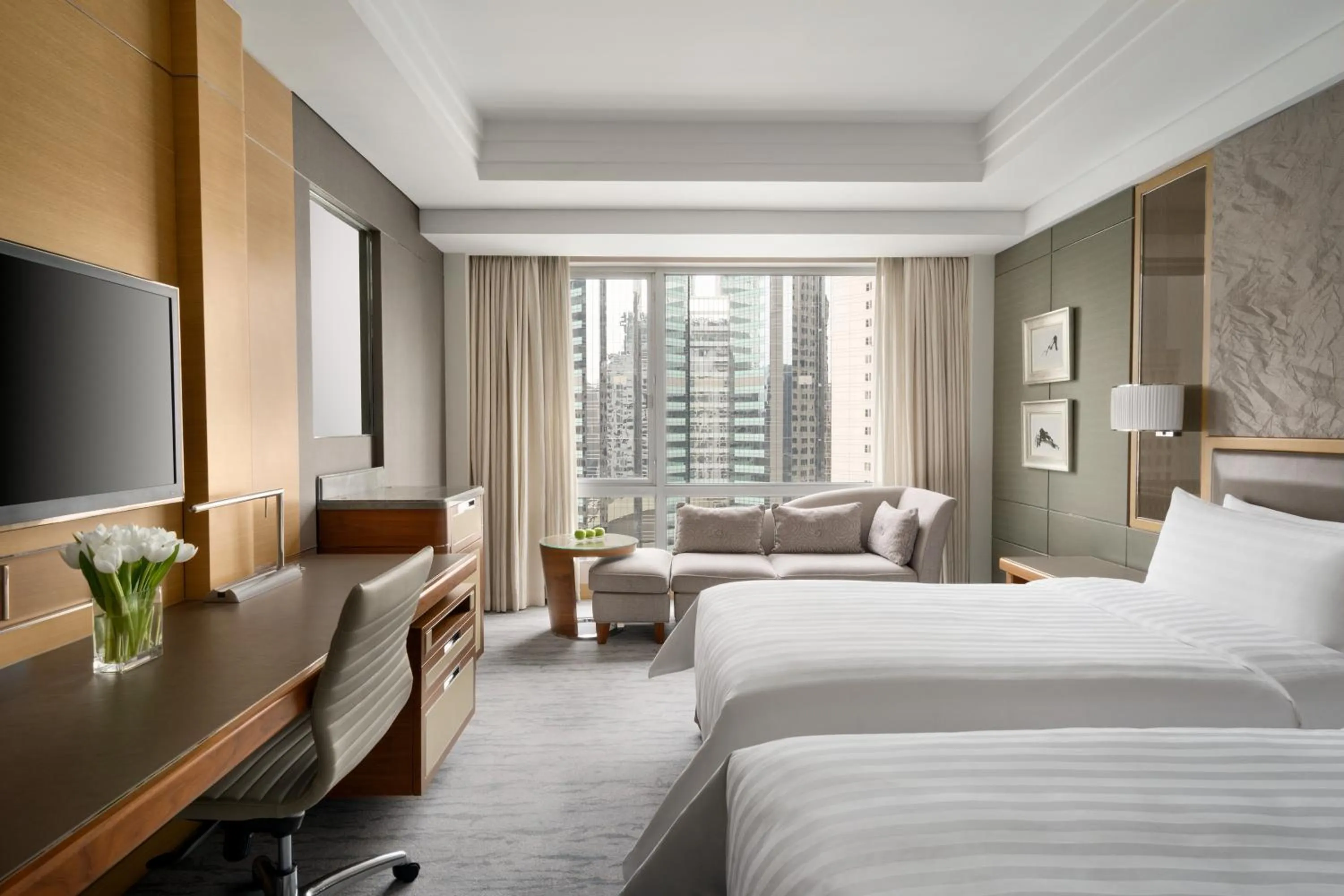 Bedroom, Bed in Kerry Hotel, Beijing by Shangri-La - 5 Kilometers to The Forbidden City