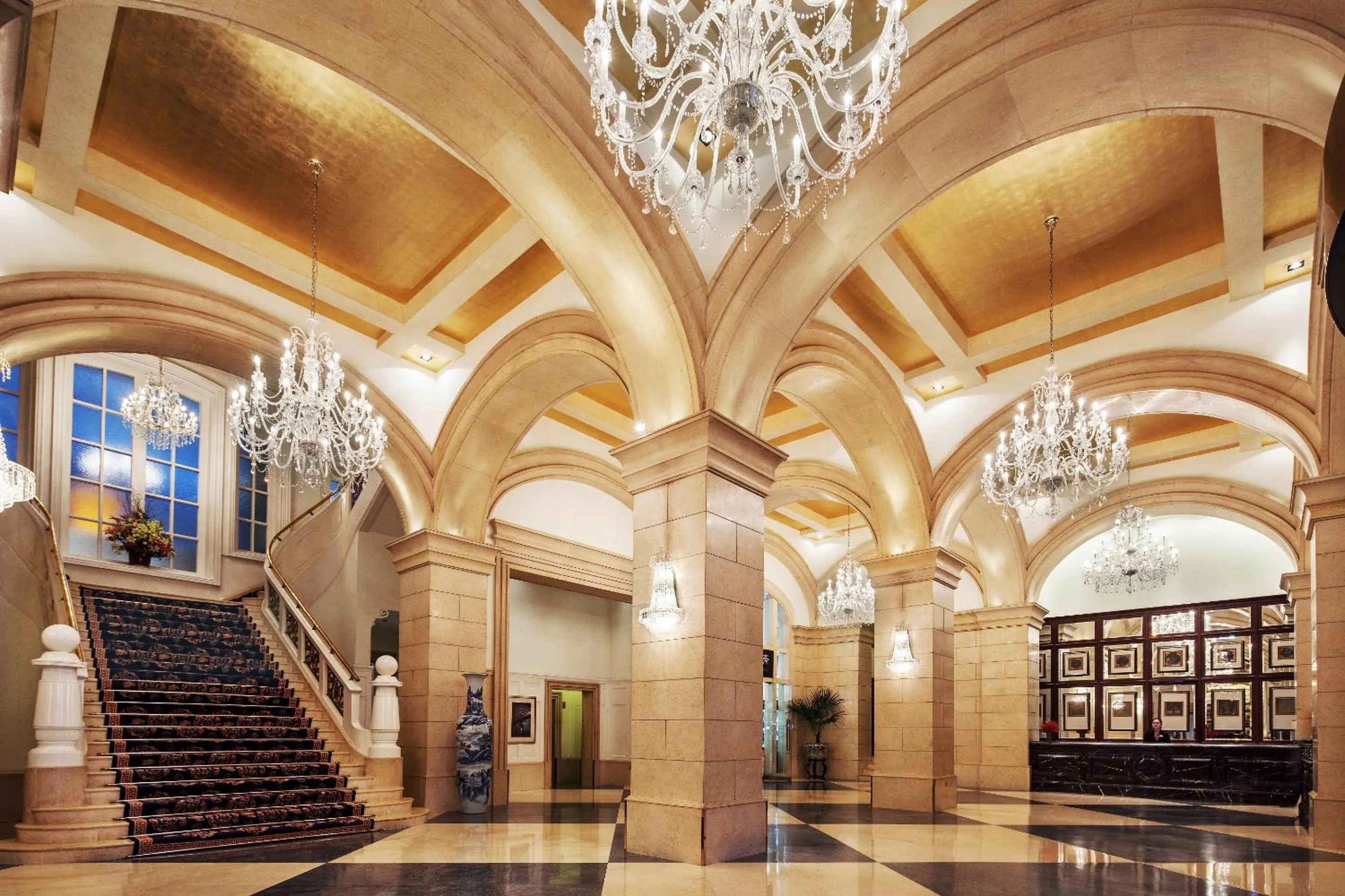 Lobby or reception in Beijing Hotel NUO Forbidden City