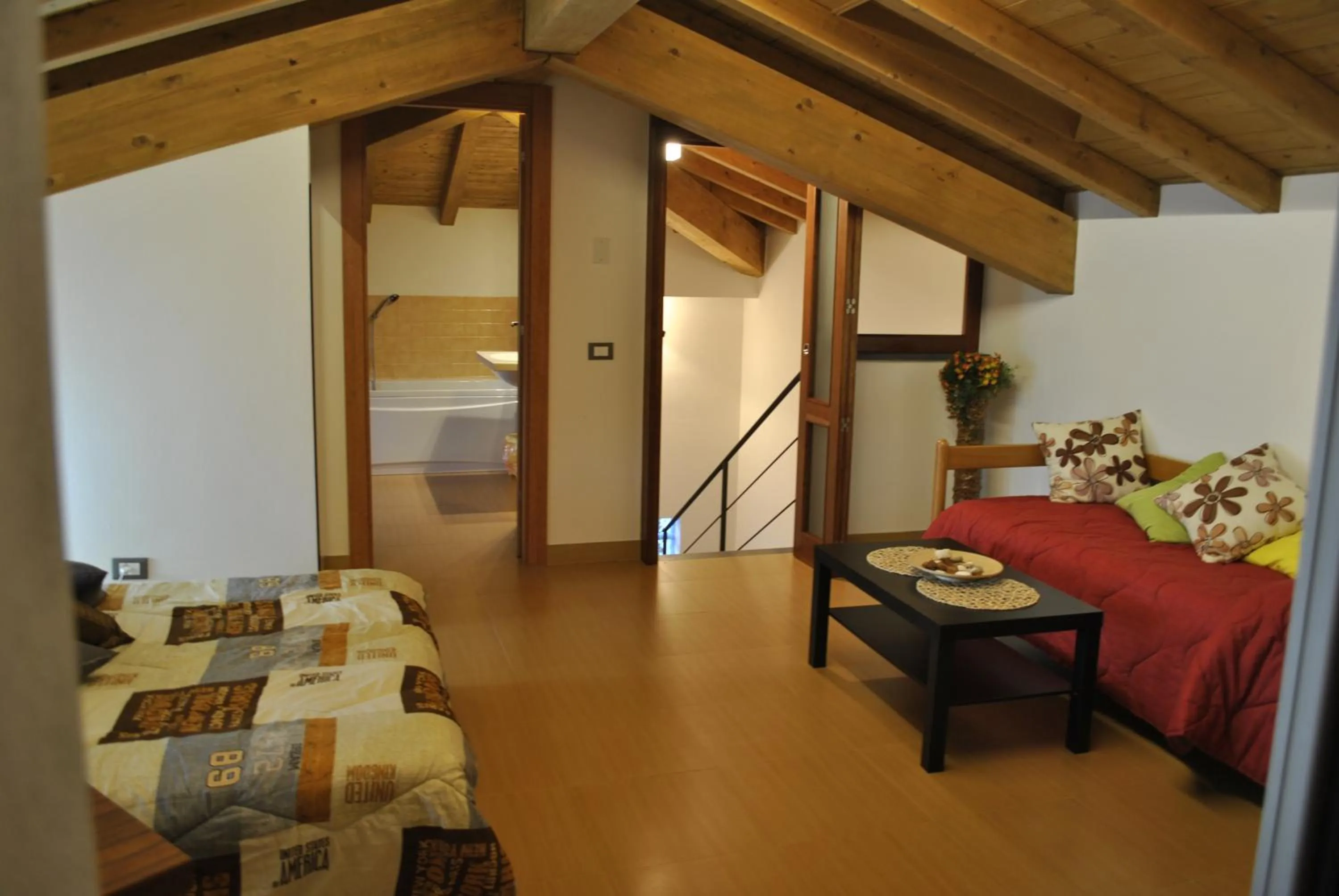 Bed in La Finestra Sul Golfo Affittacamere