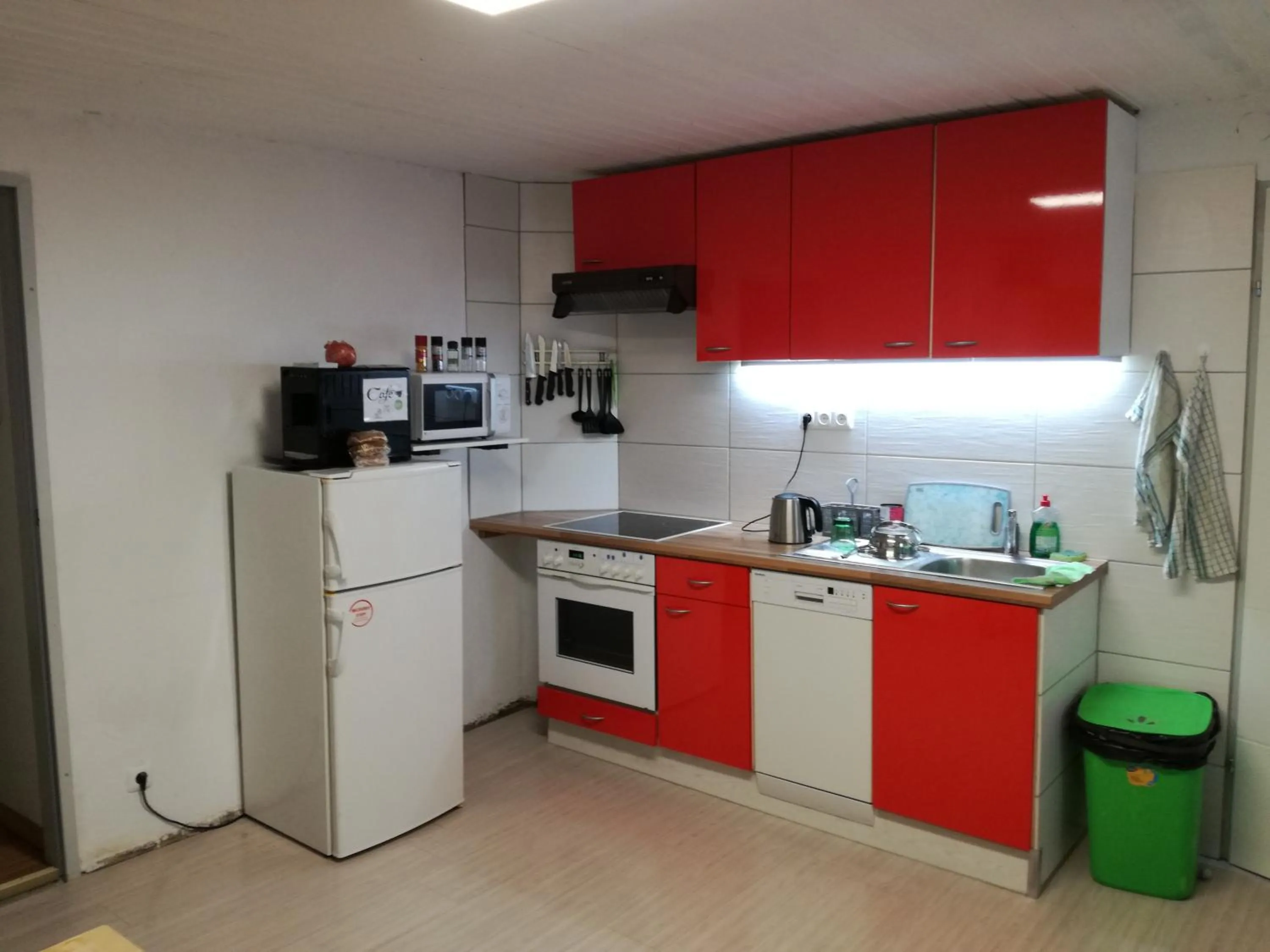 Communal kitchen in Hostel Bad Goisern