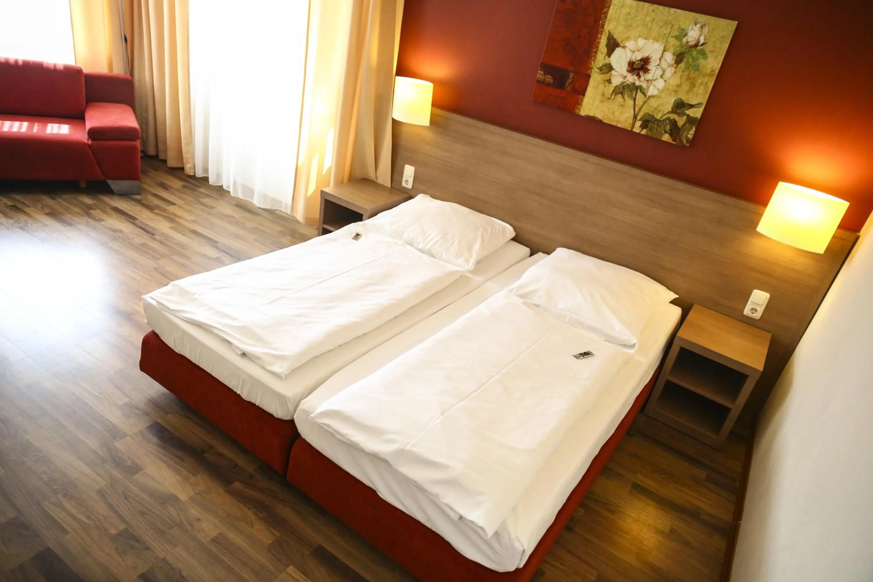 Photo of the whole room, Bed in Hotel Marienthal Garni