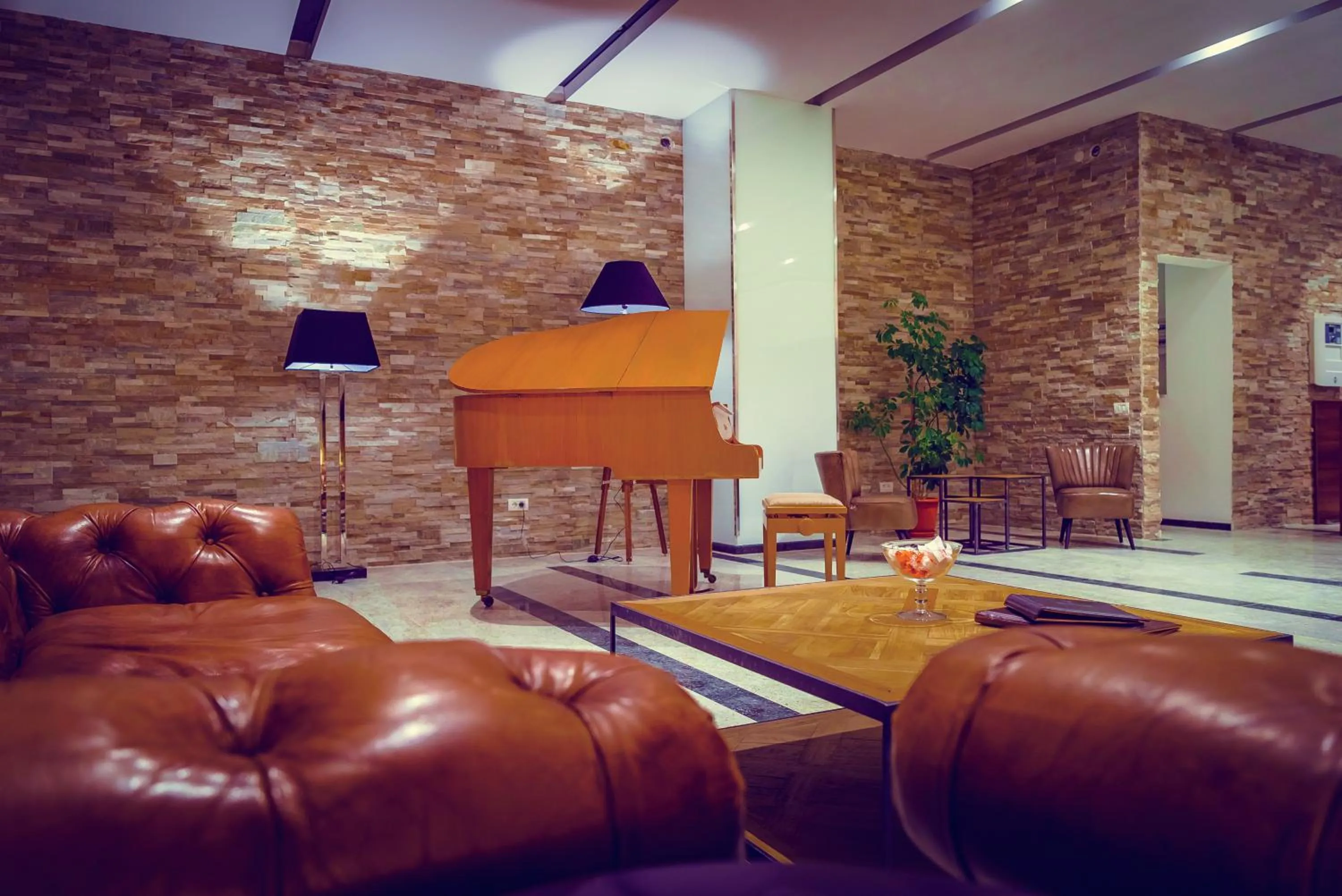 Lobby or reception in Hotel Perla