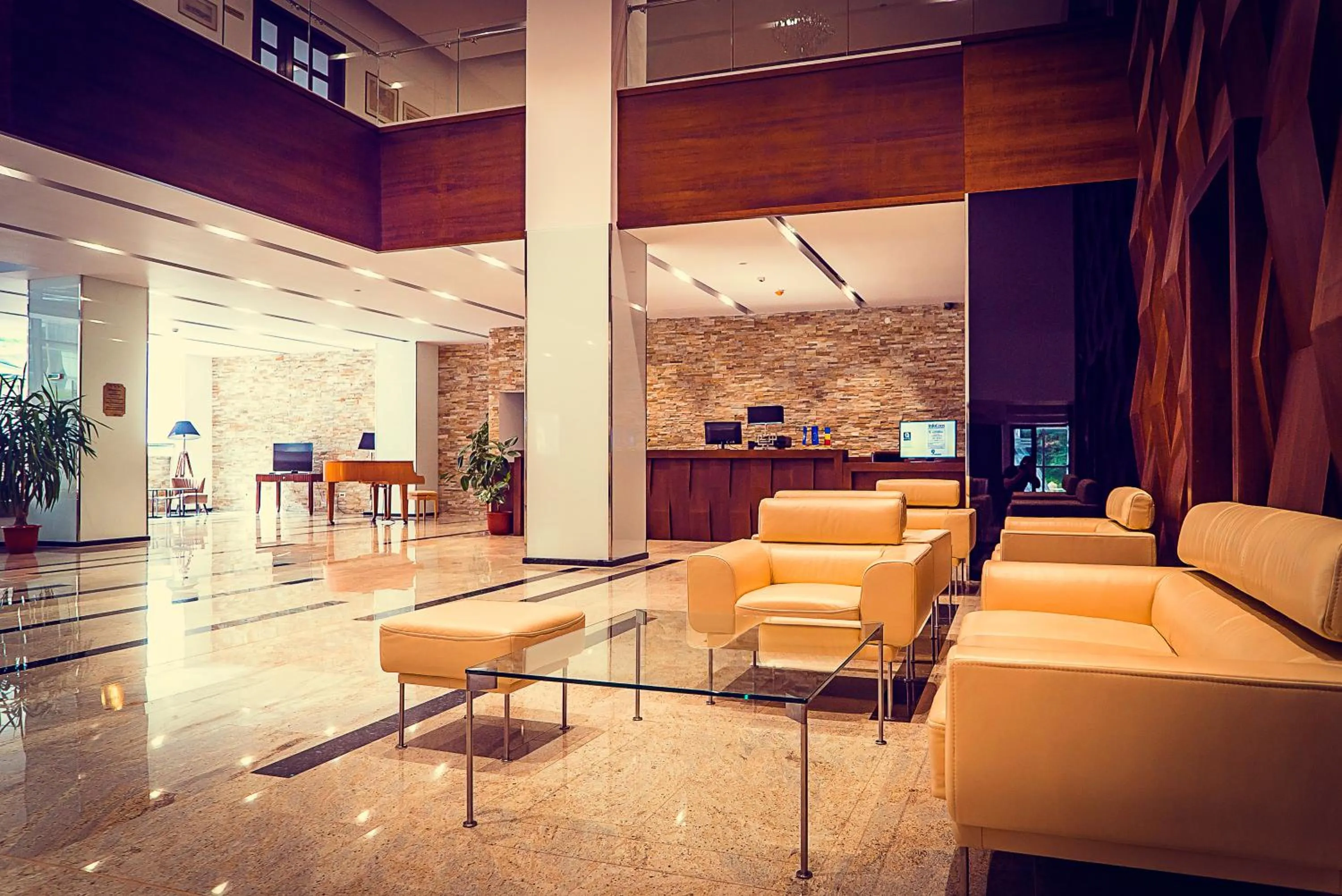 Lobby or reception in Hotel Perla