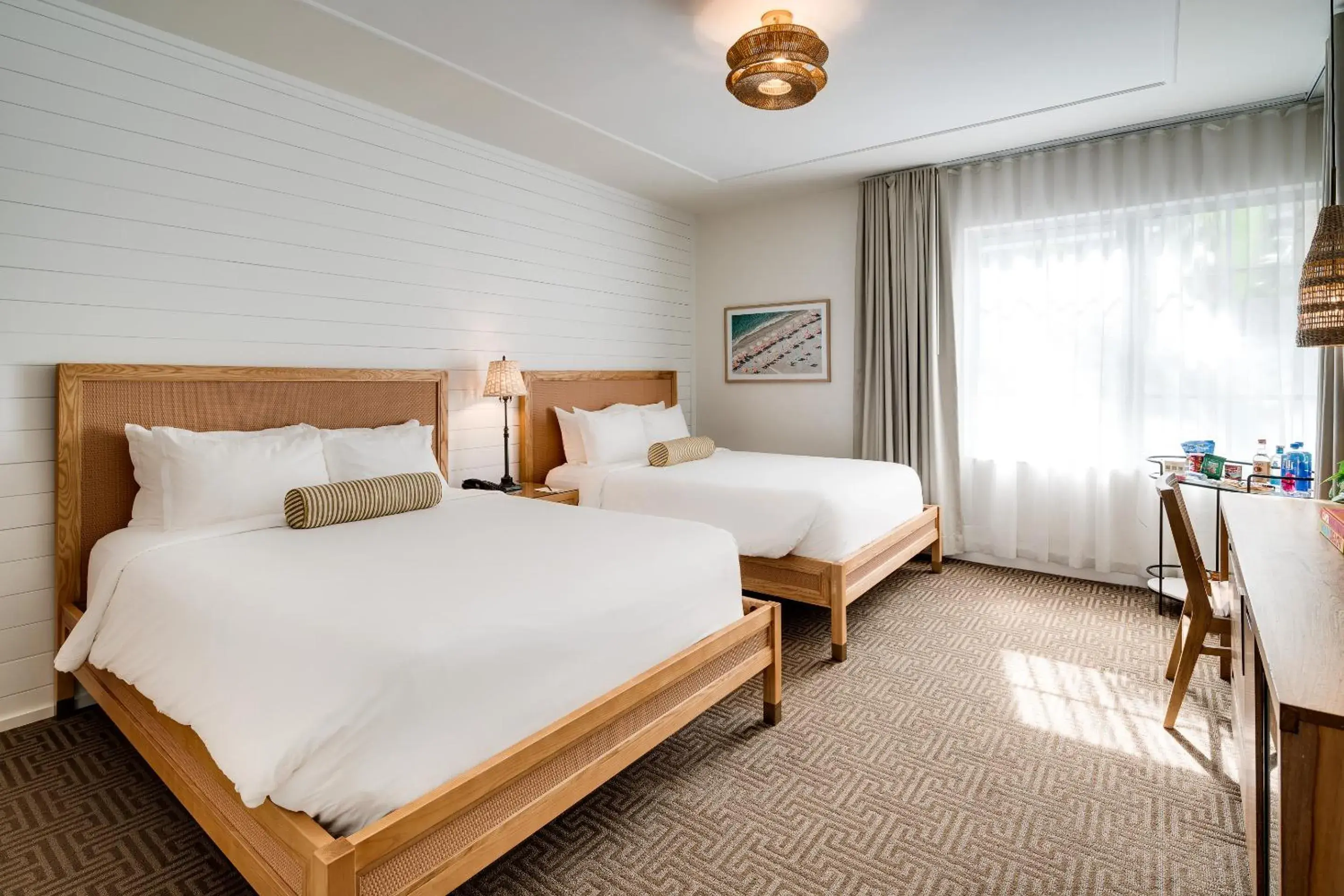 Bed in South Beach Hotel Bed in South Beach Hotel