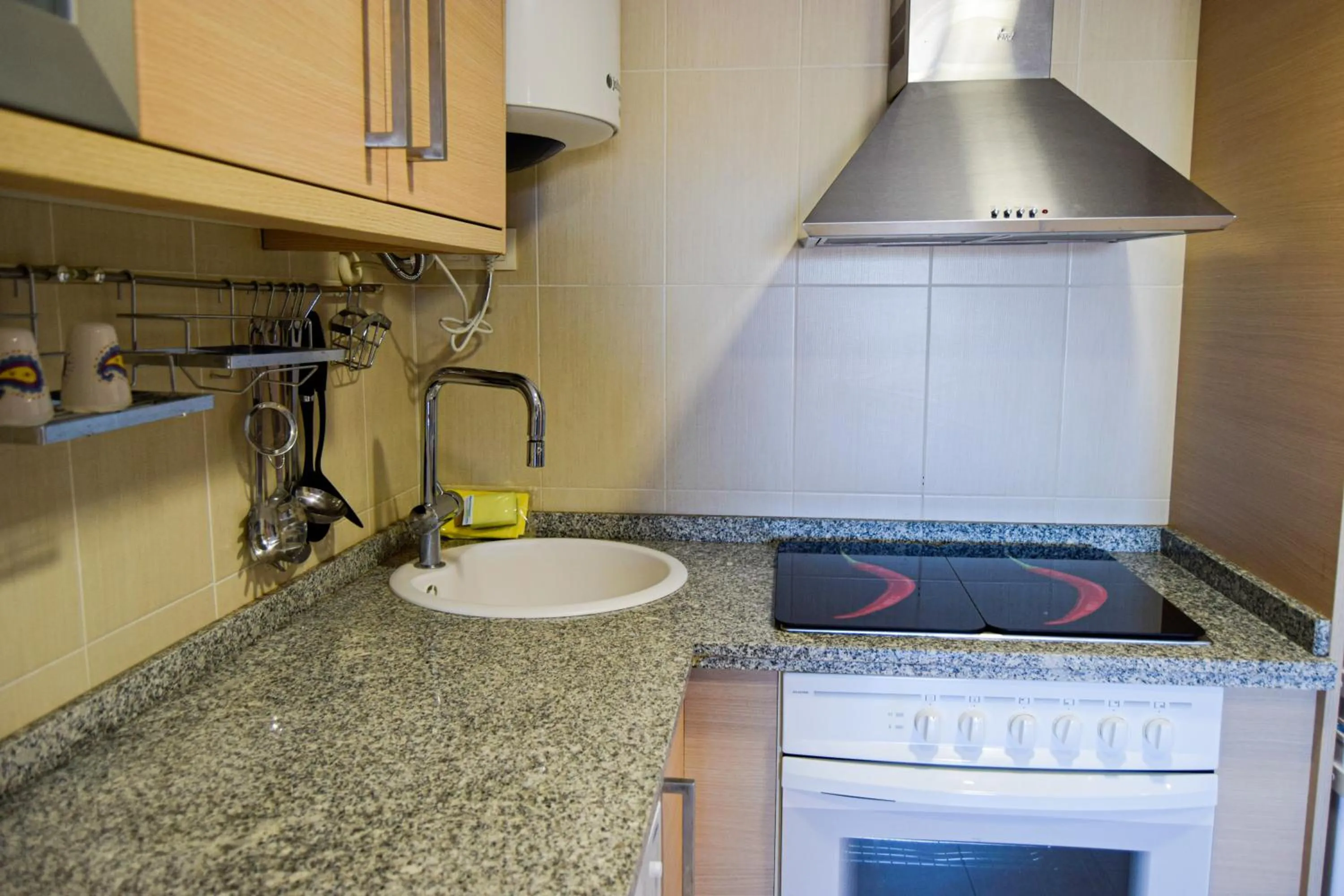 Kitchen or kitchenette in Apartamentos Terrazas al Mar 3000