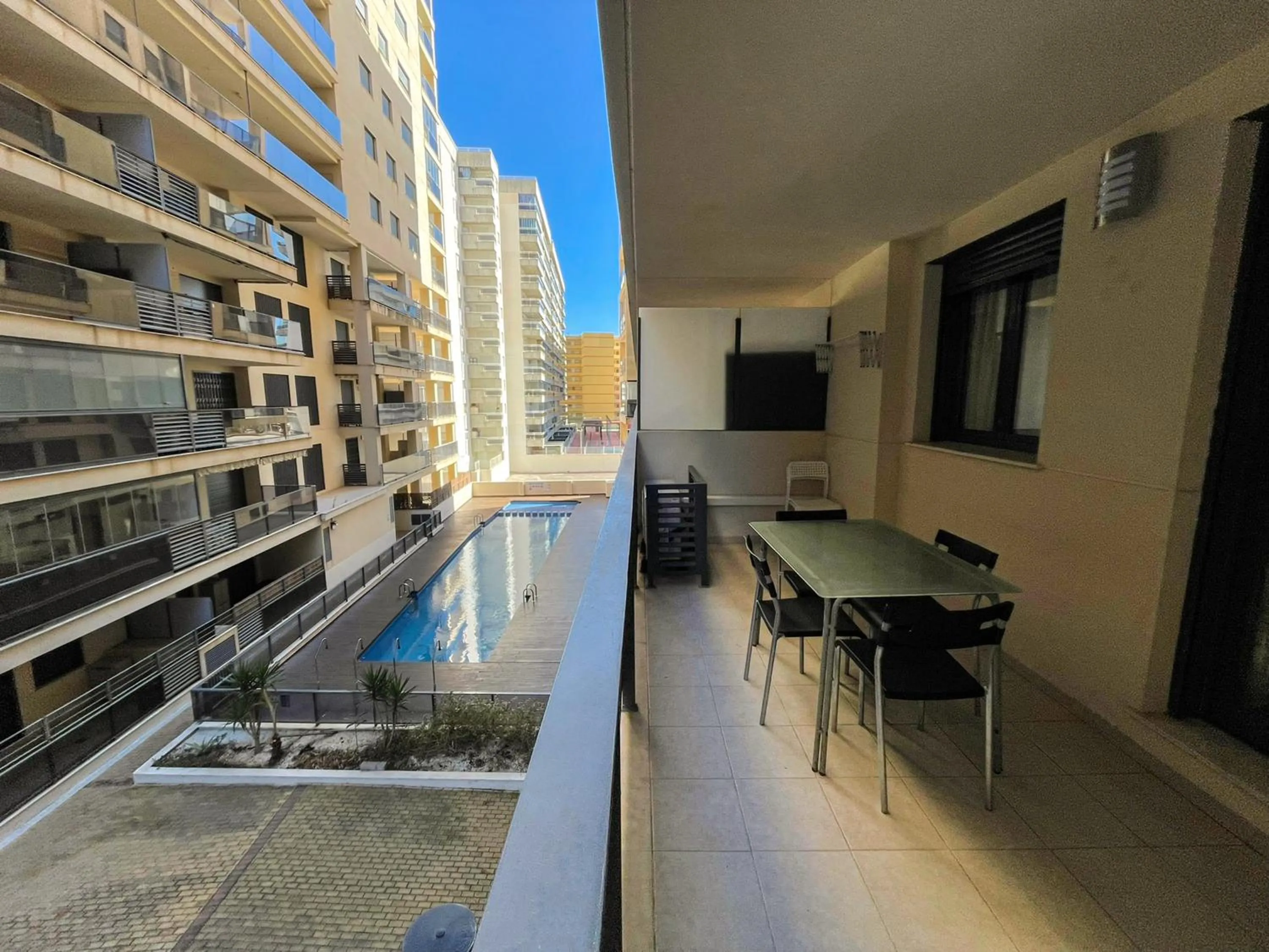 Balcony/Terrace in Apartamentos Terrazas al Mar 3000