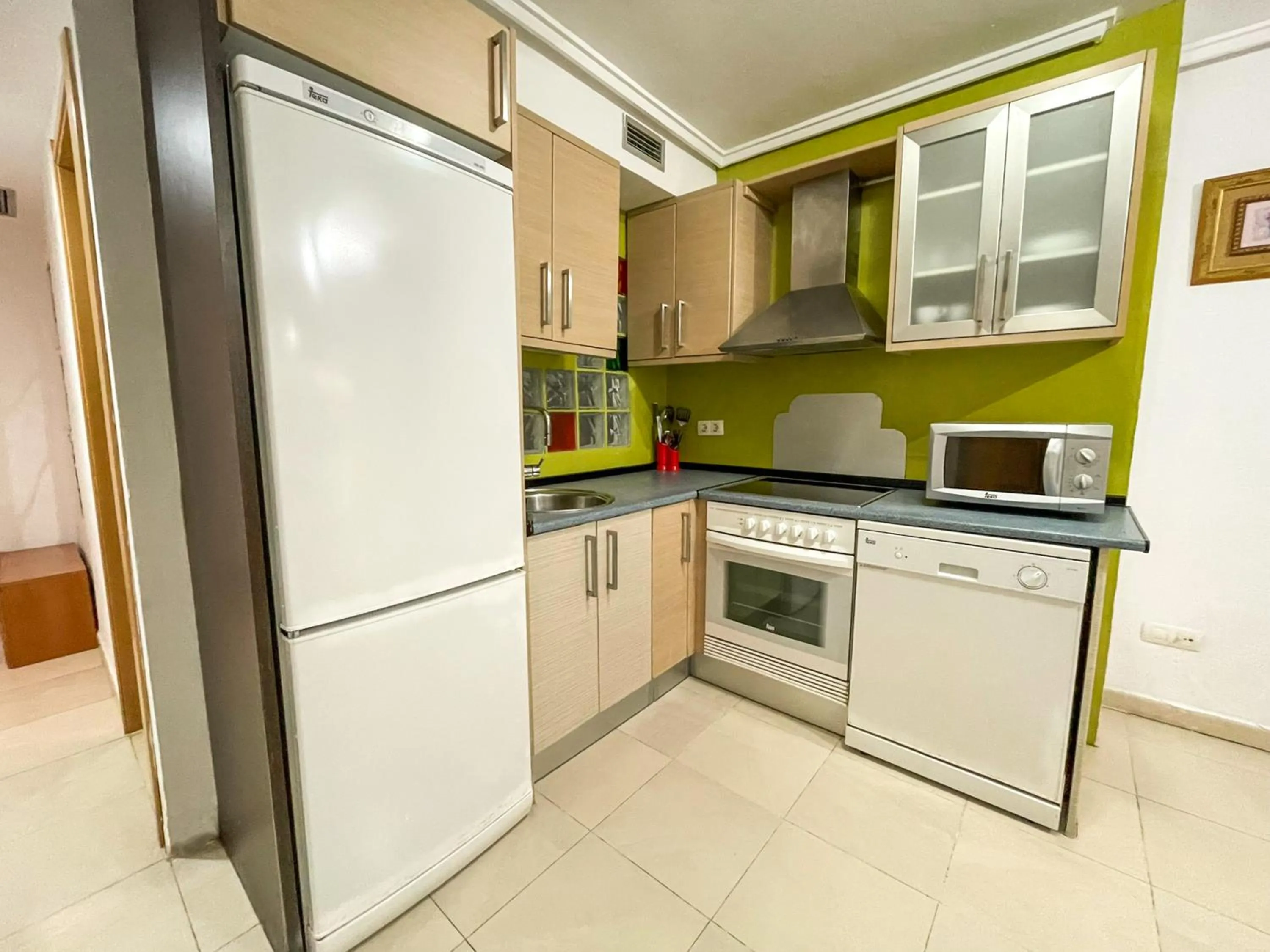 Kitchen or kitchenette in Apartamentos Terrazas al Mar 3000