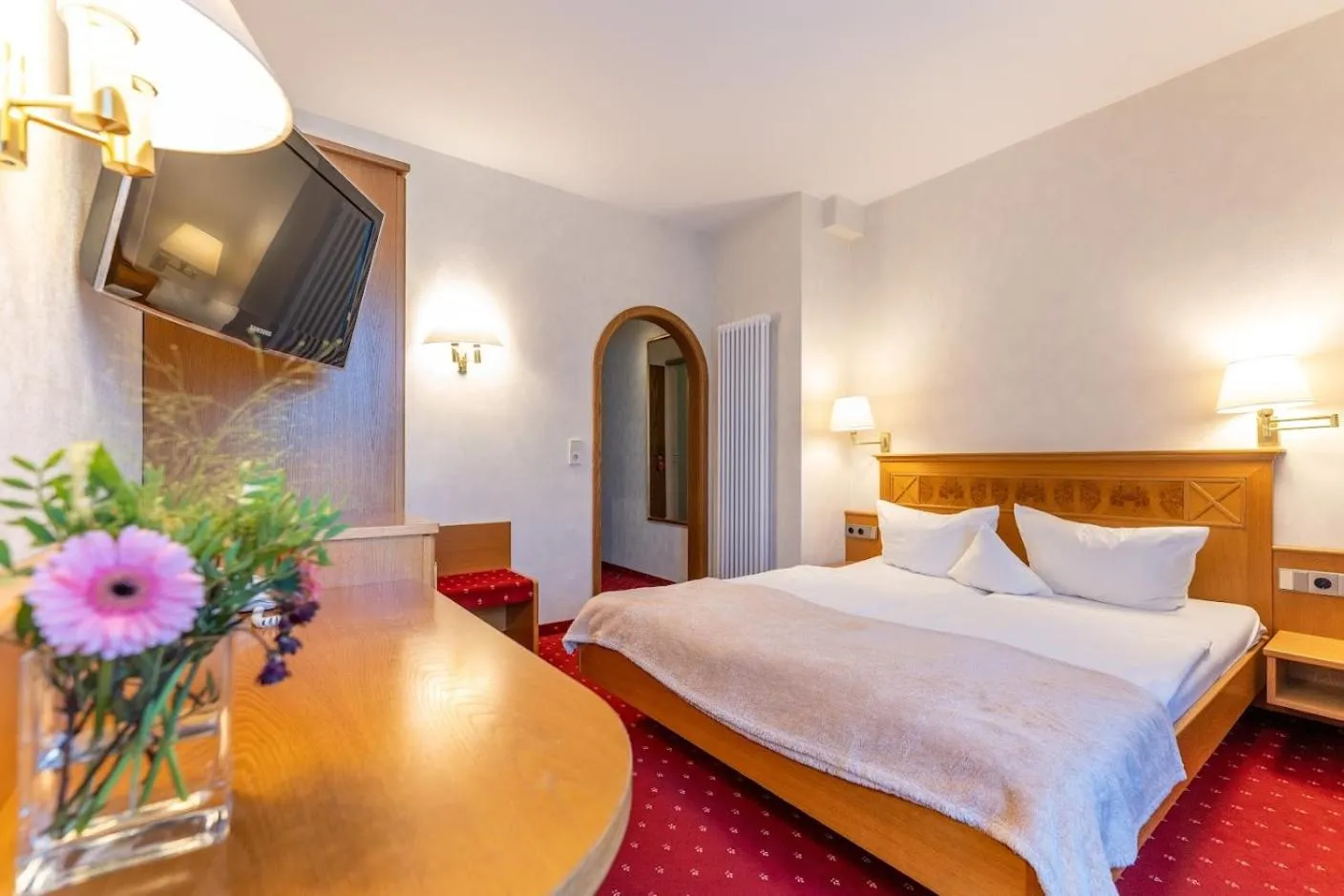 Photo of the whole room, Bed in Landgasthof Adler