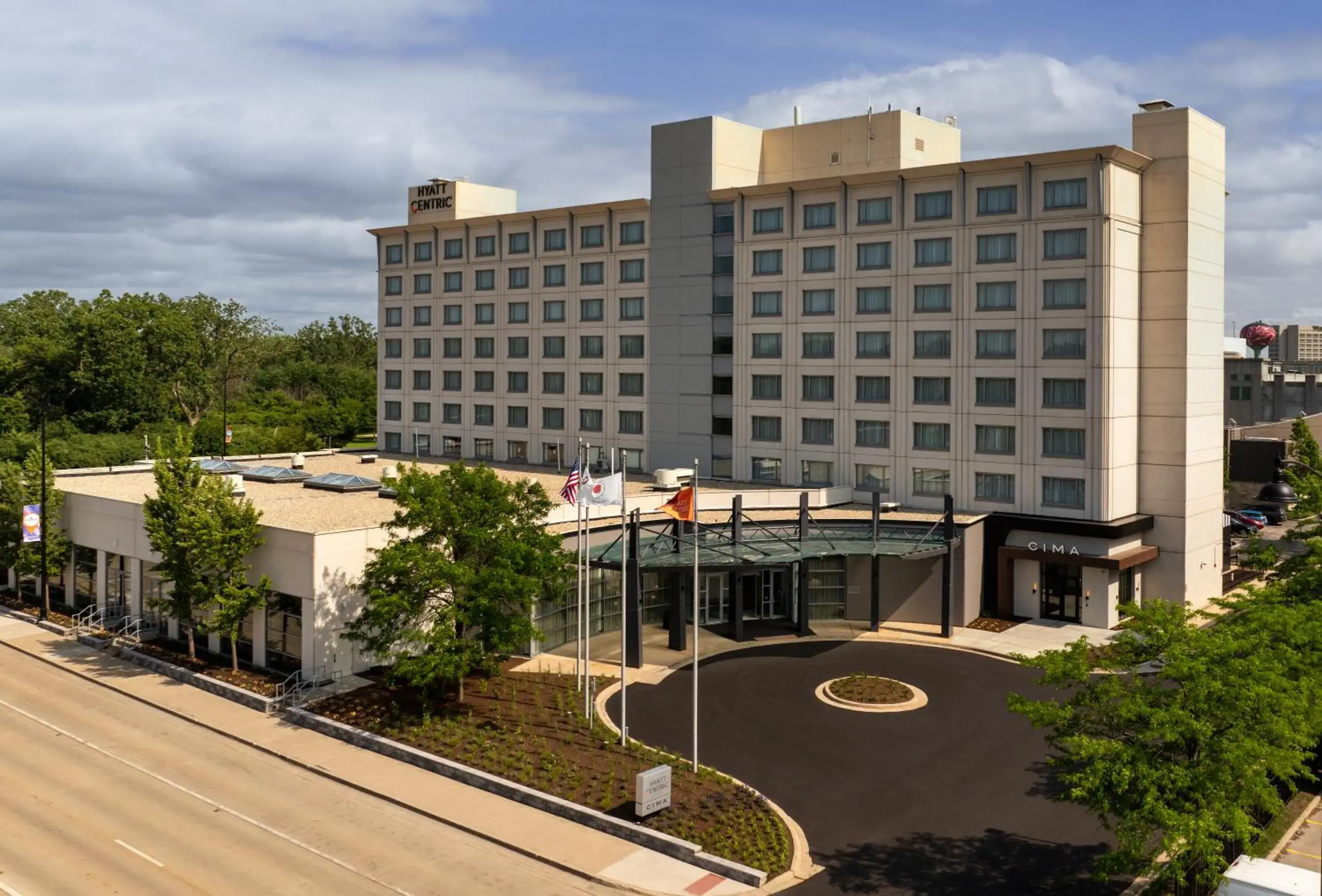 Facade/entrance in Hyatt Centric Chicago Ohare Facade/entrance in Hyatt Centric Chicago Ohare