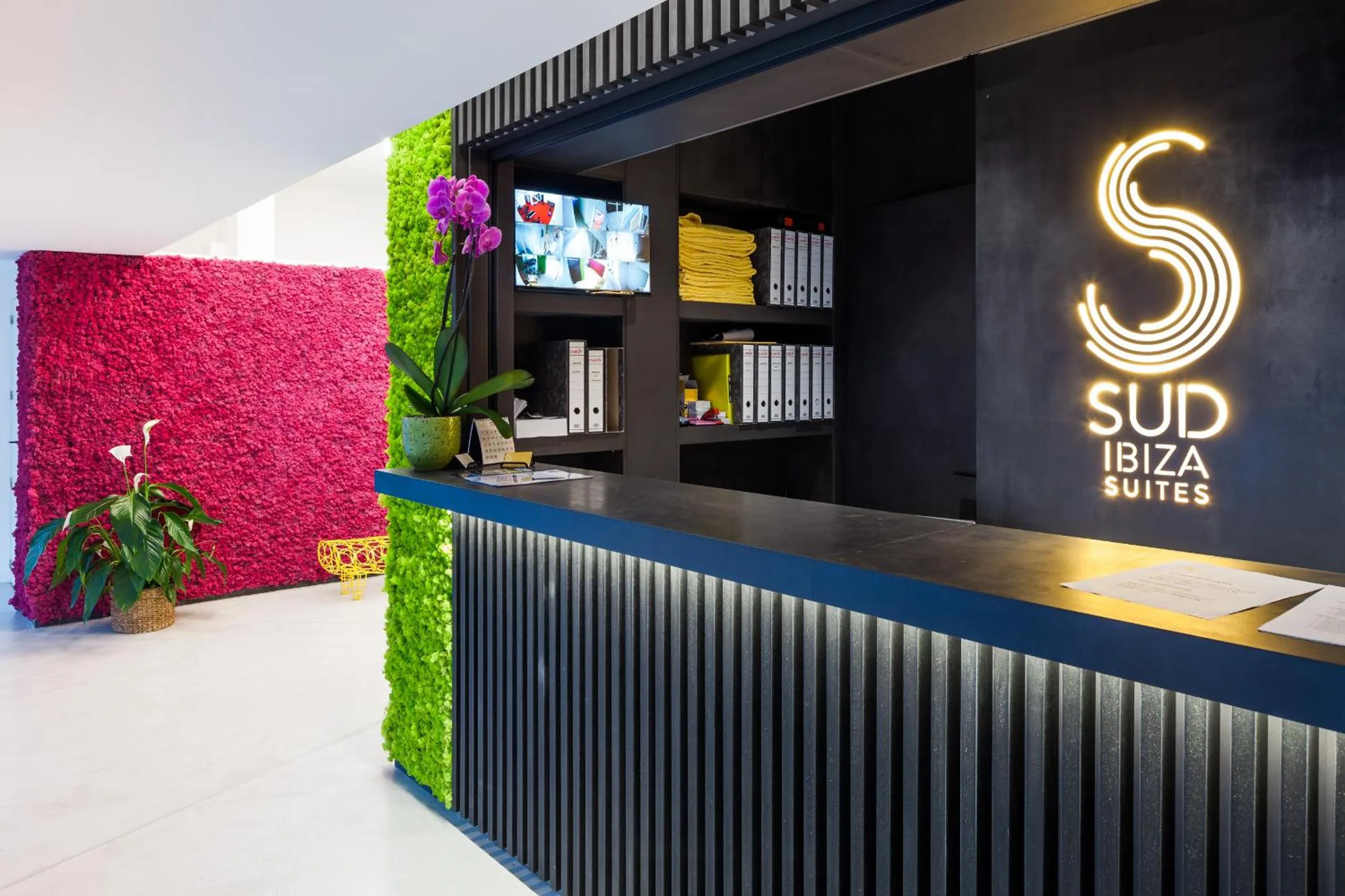 Lobby or reception in Sud Ibiza Suites