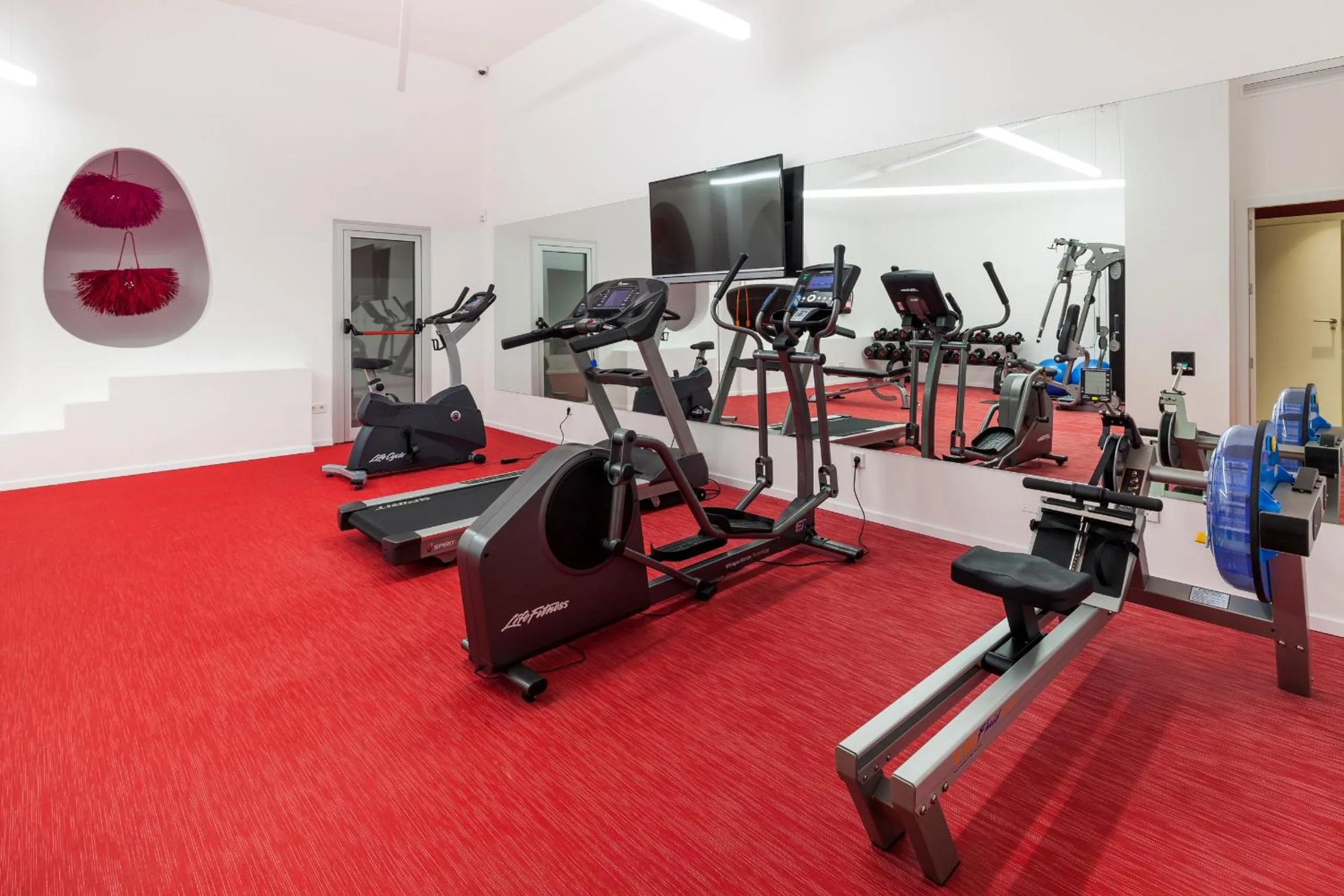 Fitness centre/facilities in Sud Ibiza Suites