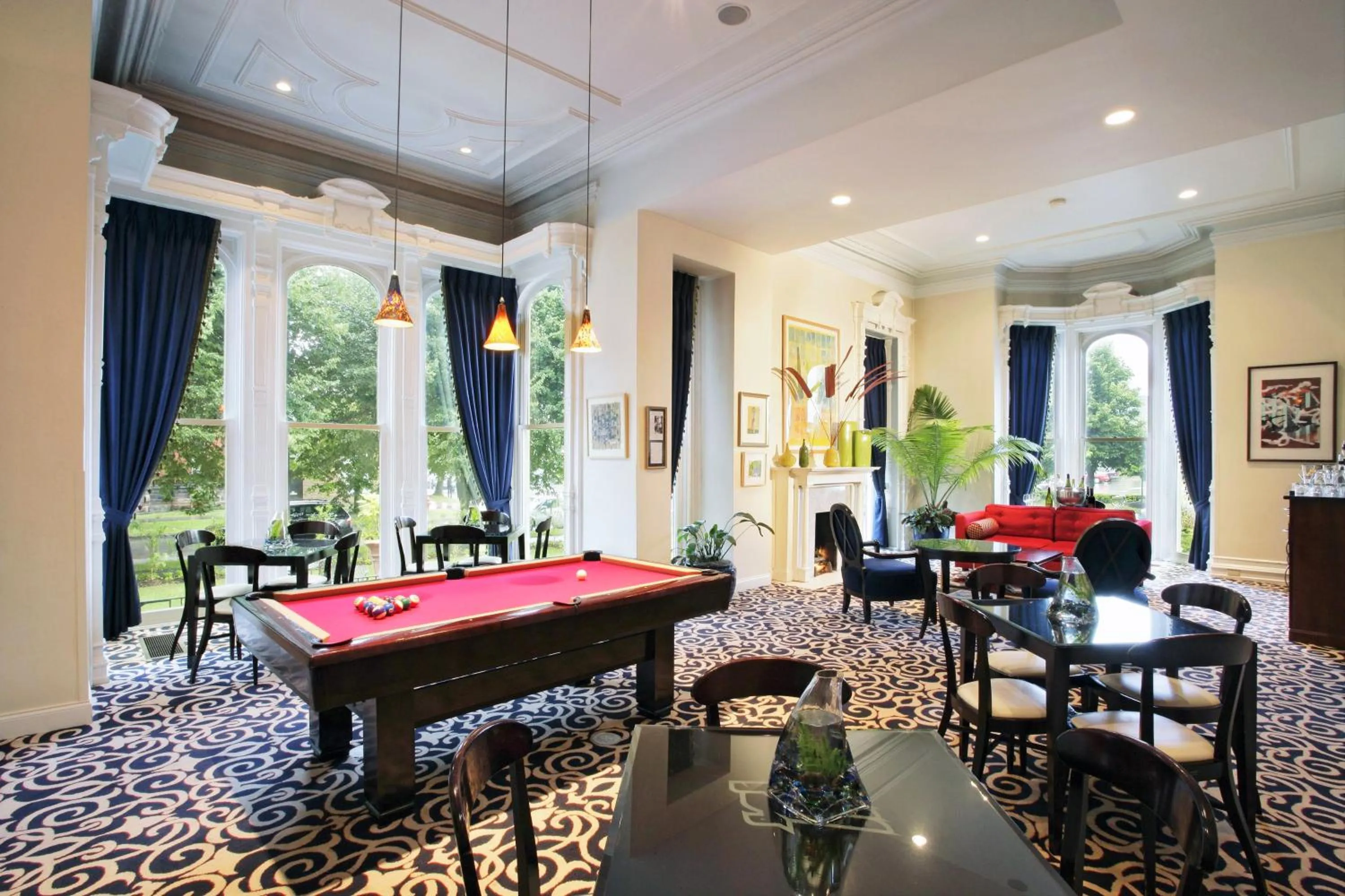 Billiard in The Mansion on Delaware Avenue