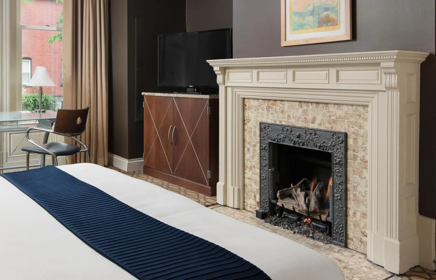 Seating area in The Mansion on Delaware Avenue