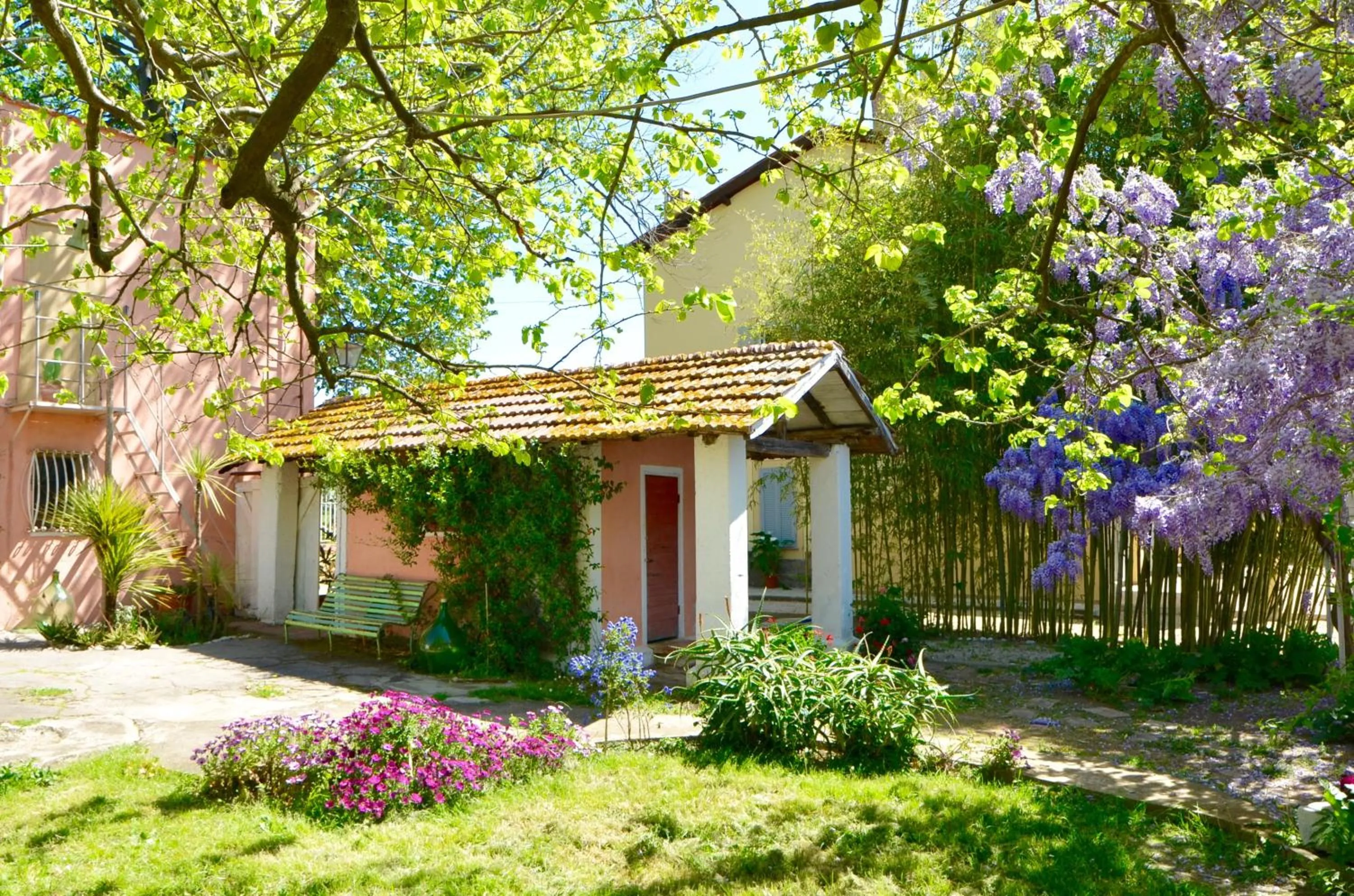 Garden view in Casale Del Gelso