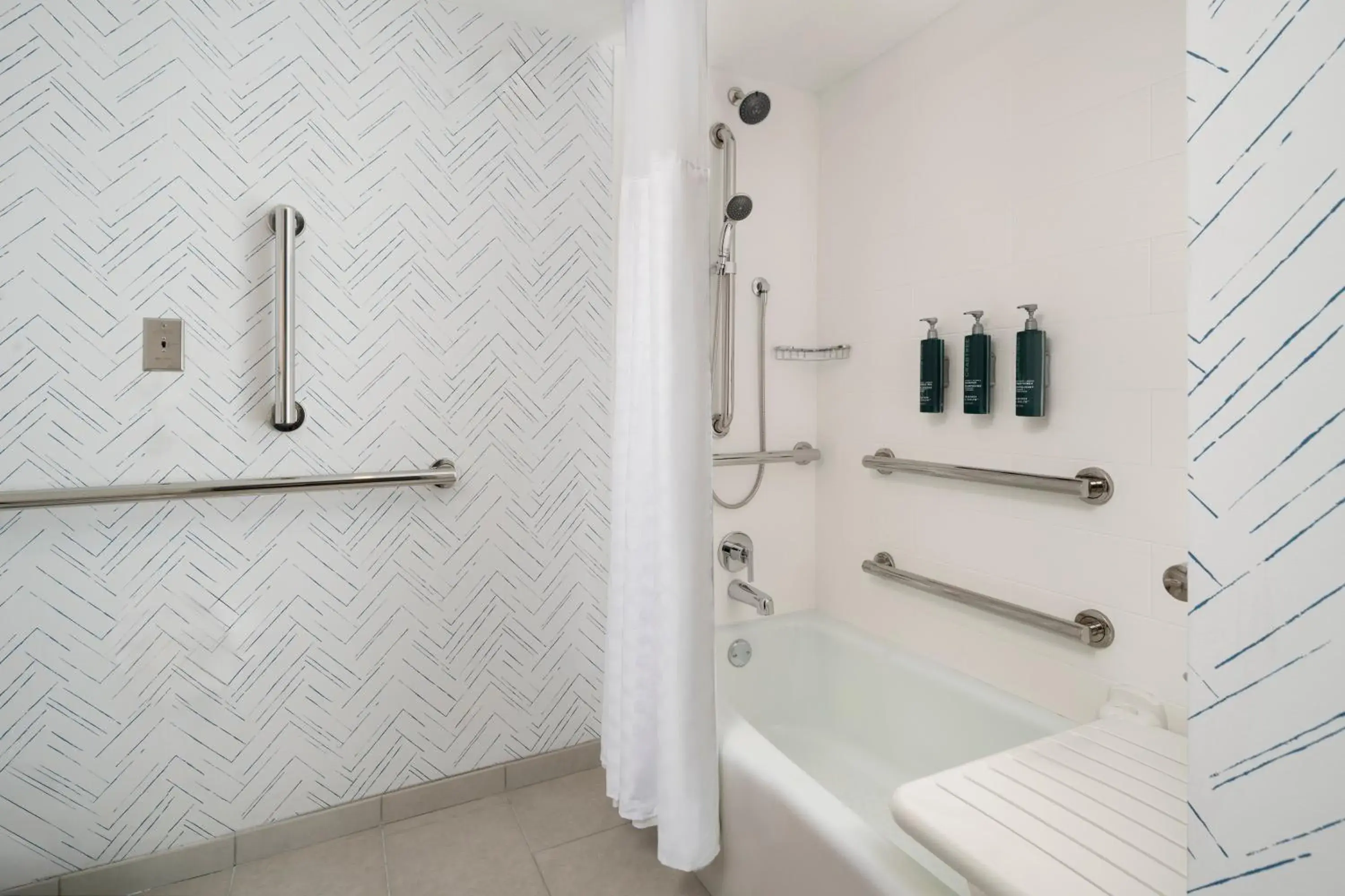 Bathroom in DoubleTree by Hilton Hartford Downtown Bathroom in DoubleTree by Hilton Hartford Downtown