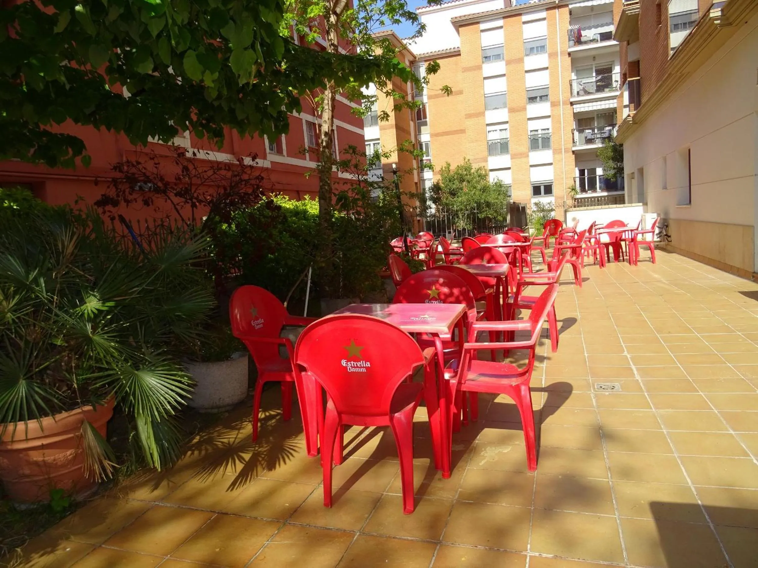Patio in Apartamentos Selvapark