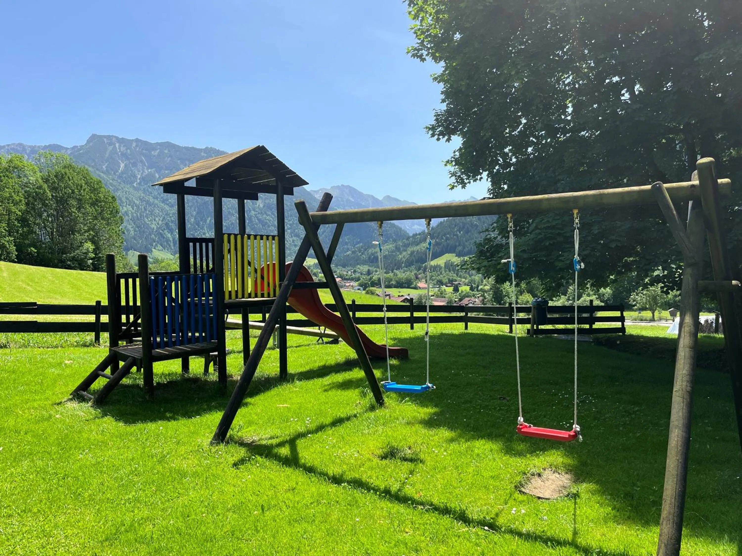 Children play ground in DIE GAMS Hotel Restaurant