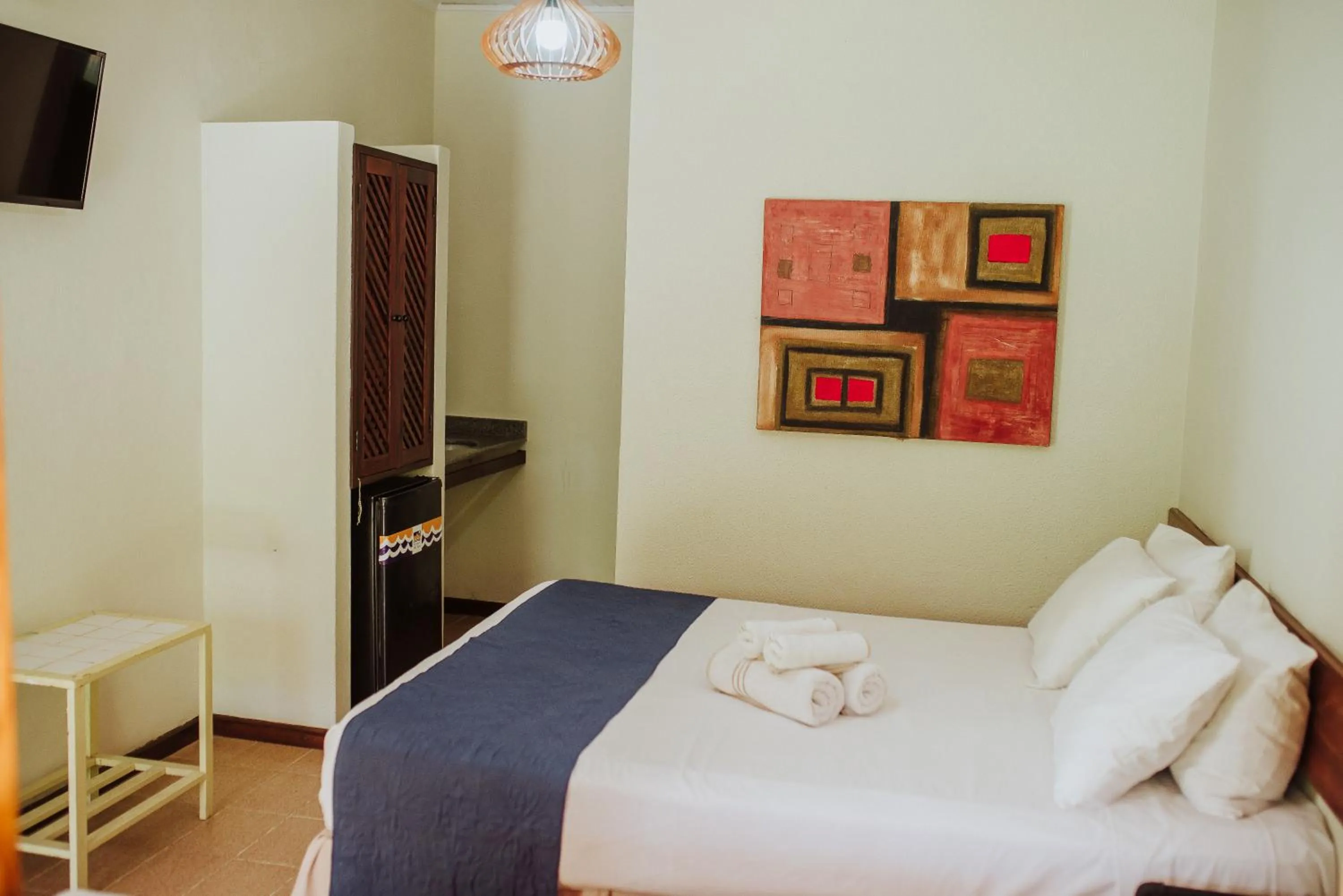 Bathroom, Bed in Pousada Estalagem Vila Tania