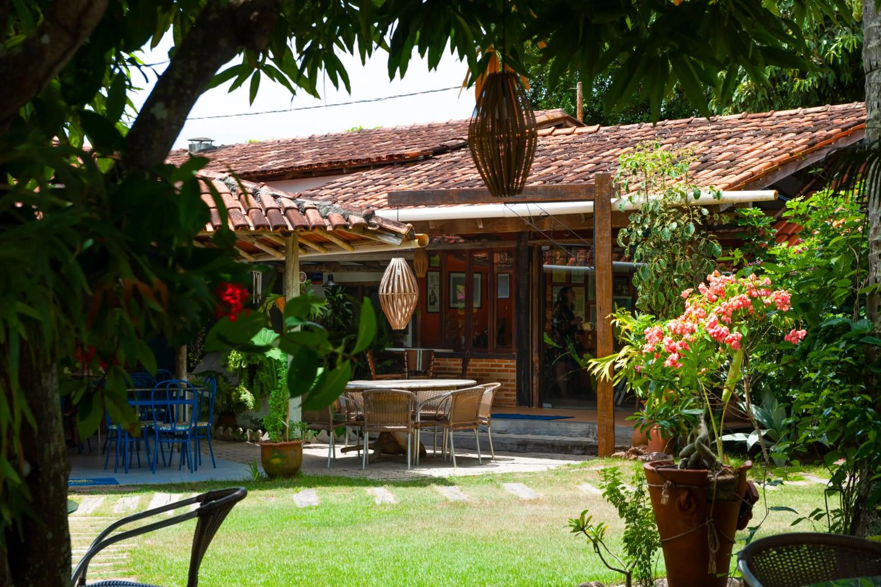 Patio in Pousada Estalagem Vila Tania