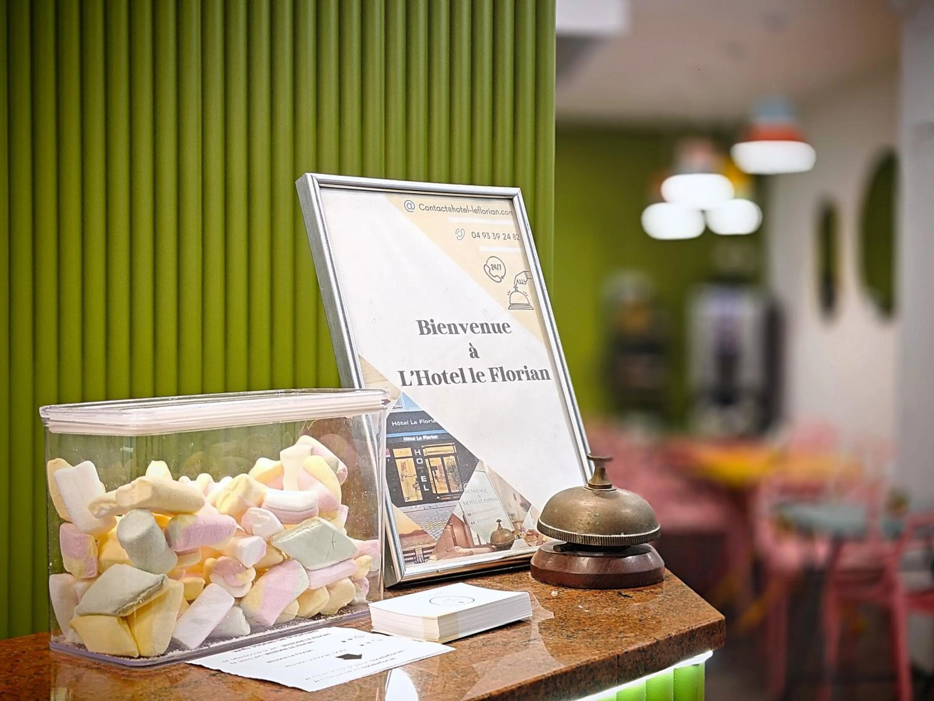 Lobby or reception in Hotel Le Florian