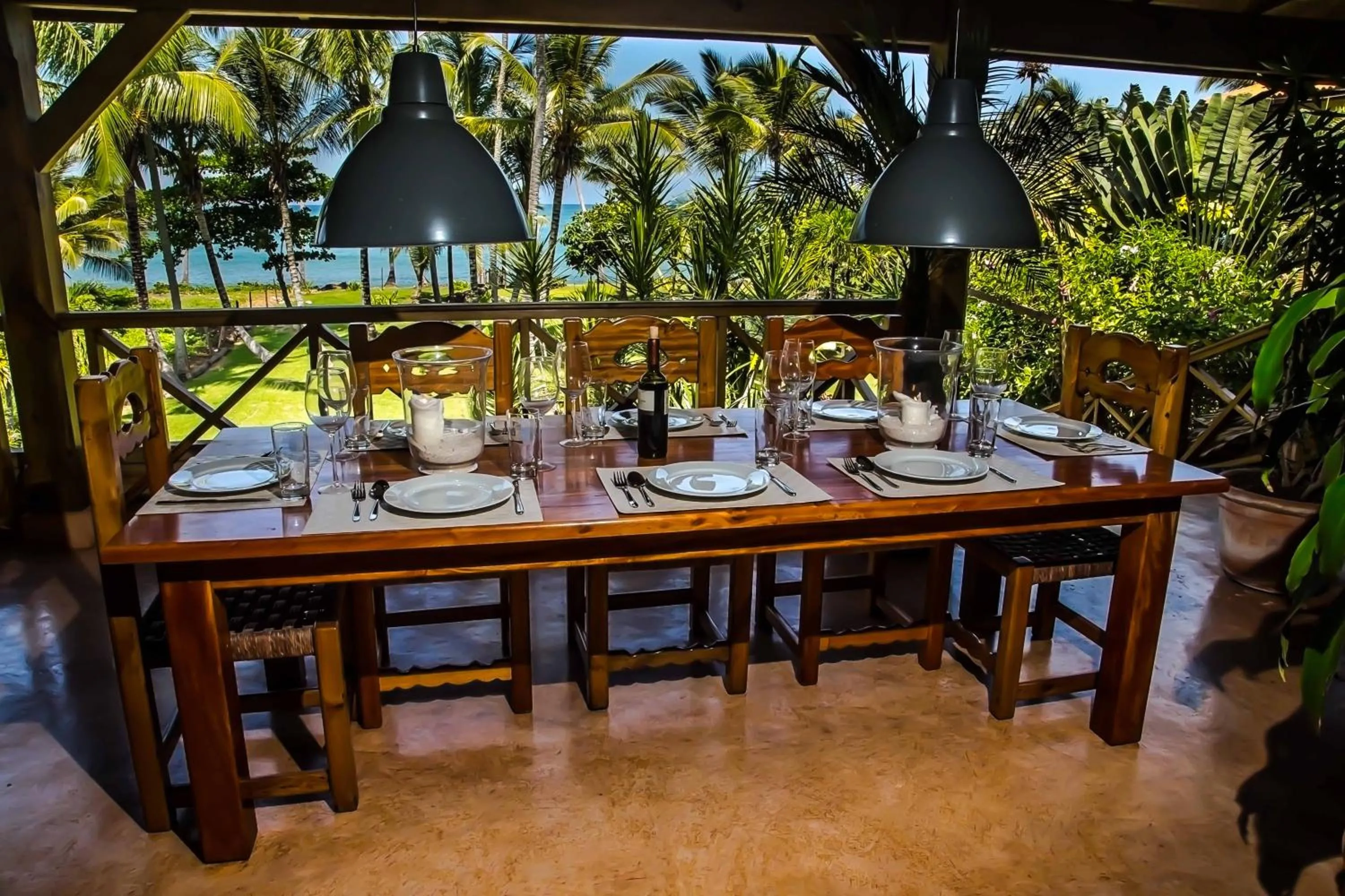 Balcony/Terrace in Villa Ixora - Ocean Front