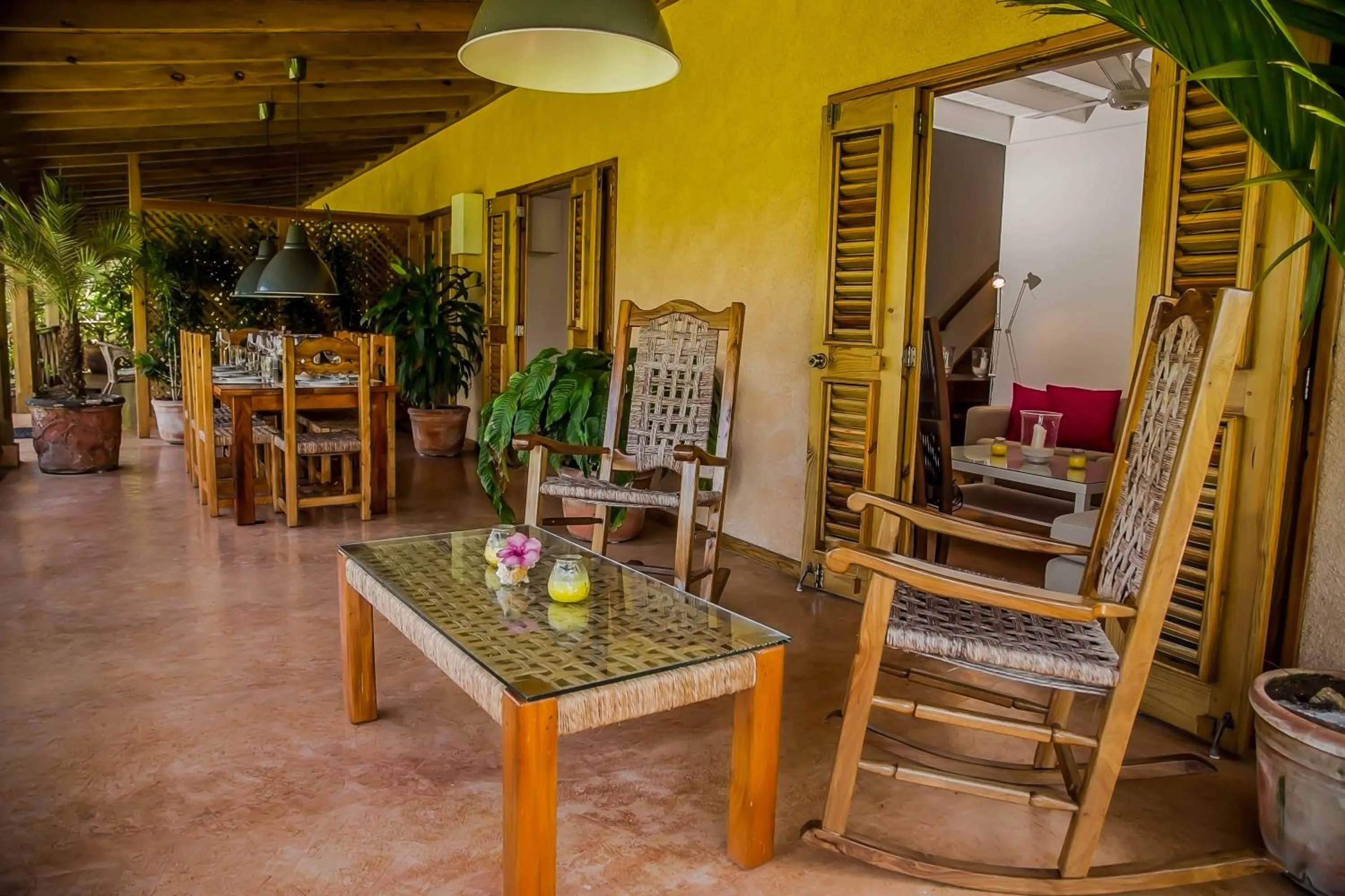 Balcony/Terrace in Villa Ixora - Ocean Front
