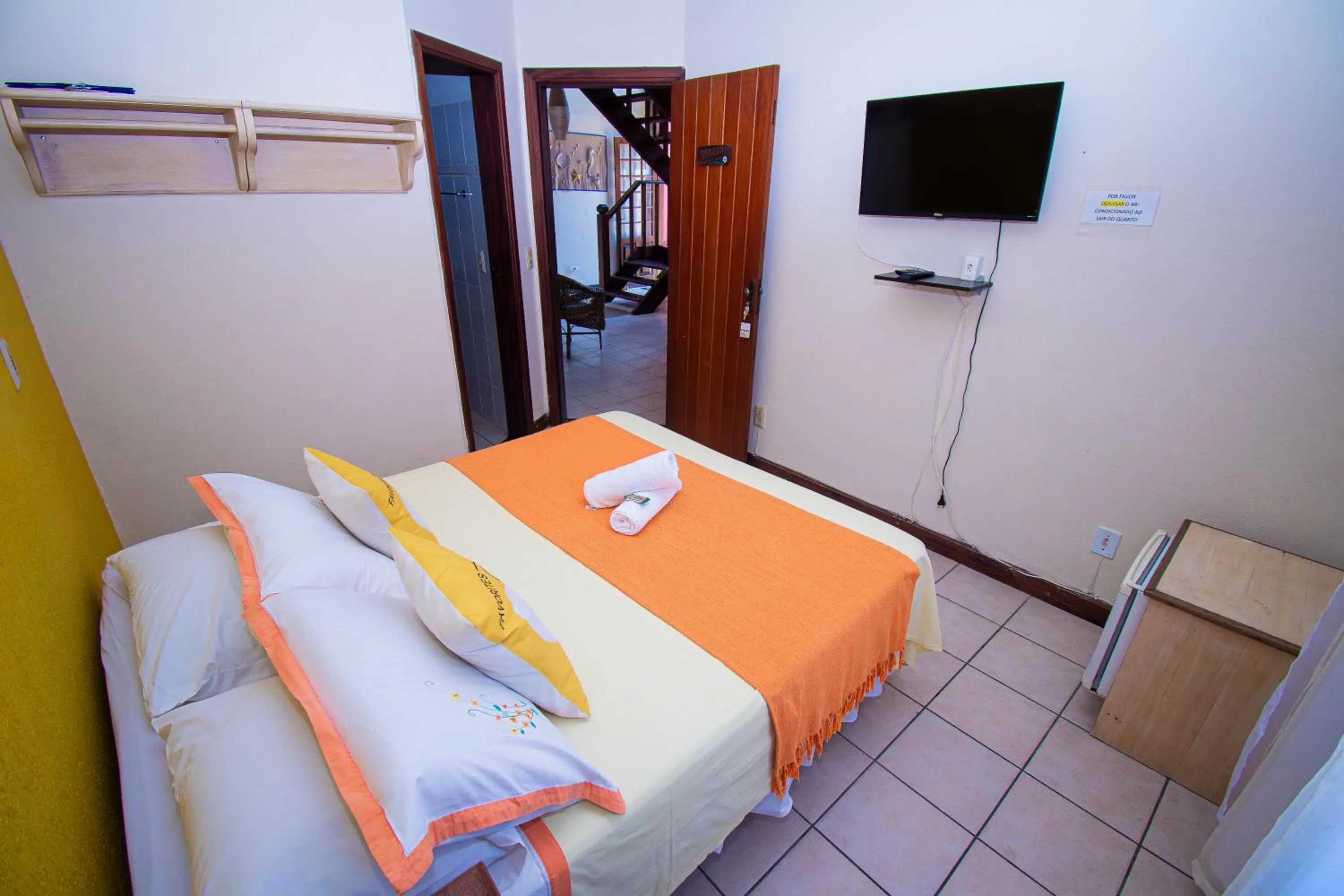 Bed in Pousada Brisa de Paraty