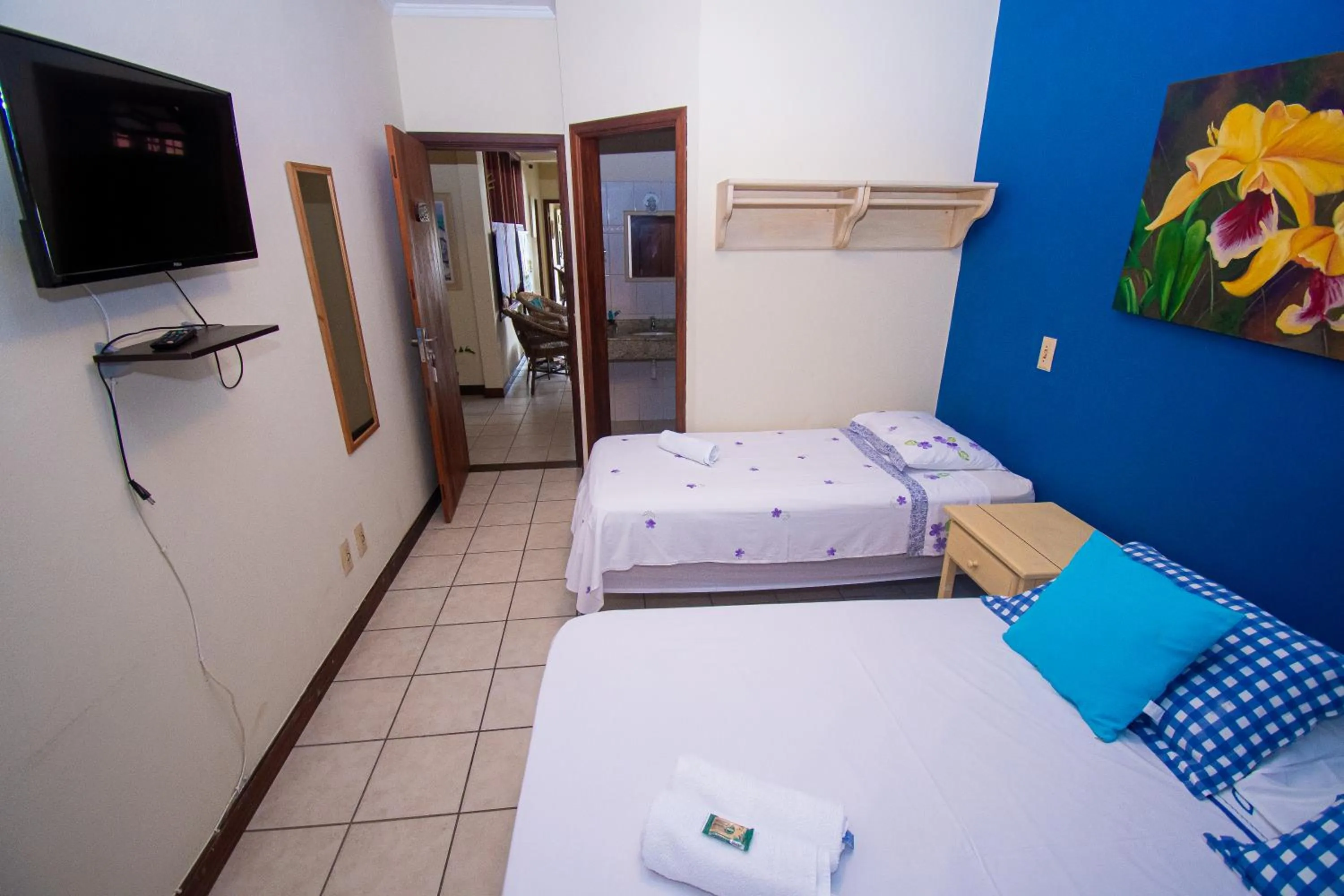 Bed in Pousada Brisa de Paraty