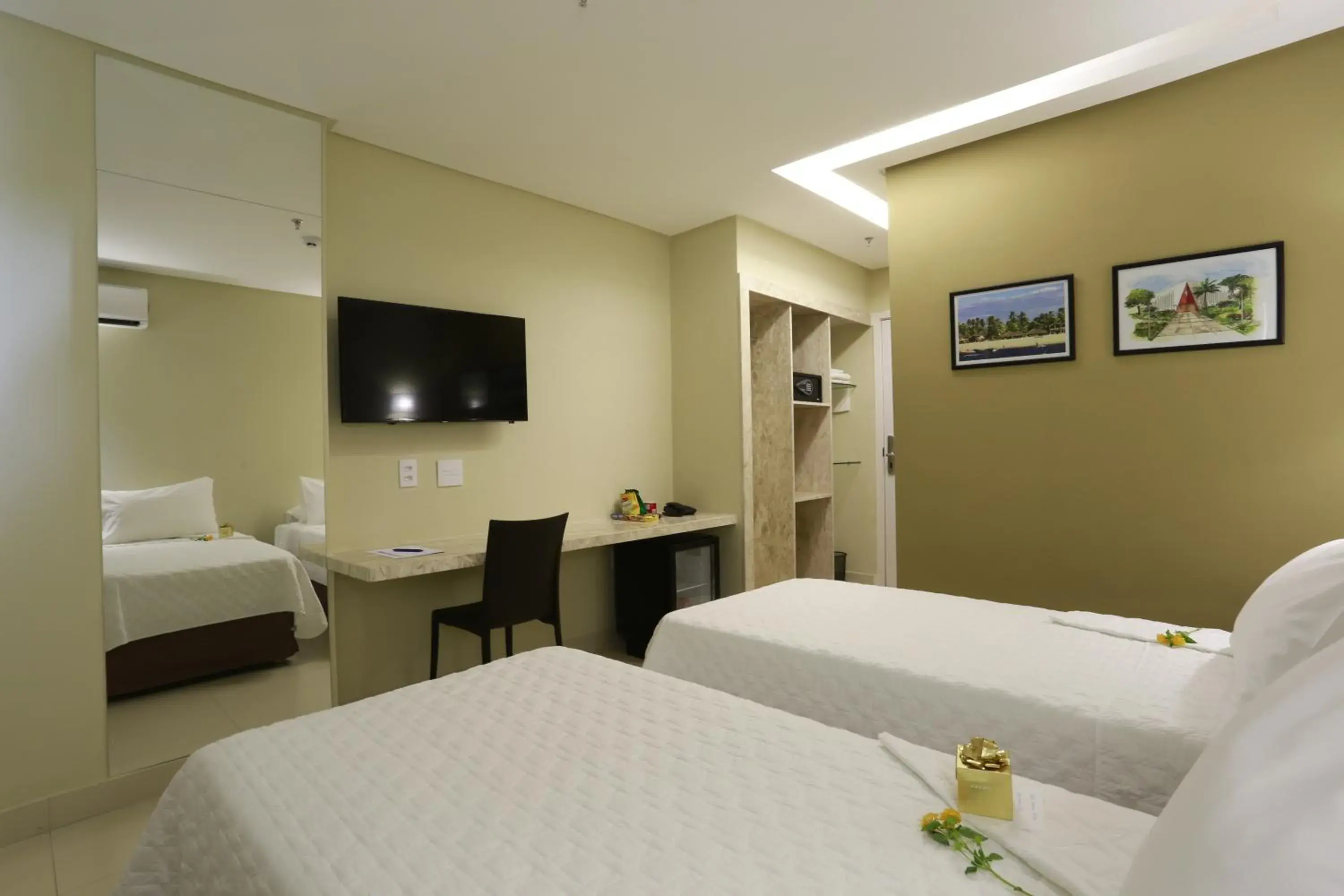 Small Double or Twin Room - single occupancy in Uchôa Teresina Hotel Small Double or Twin Room - single occupancy in Uchôa Teresina Hotel