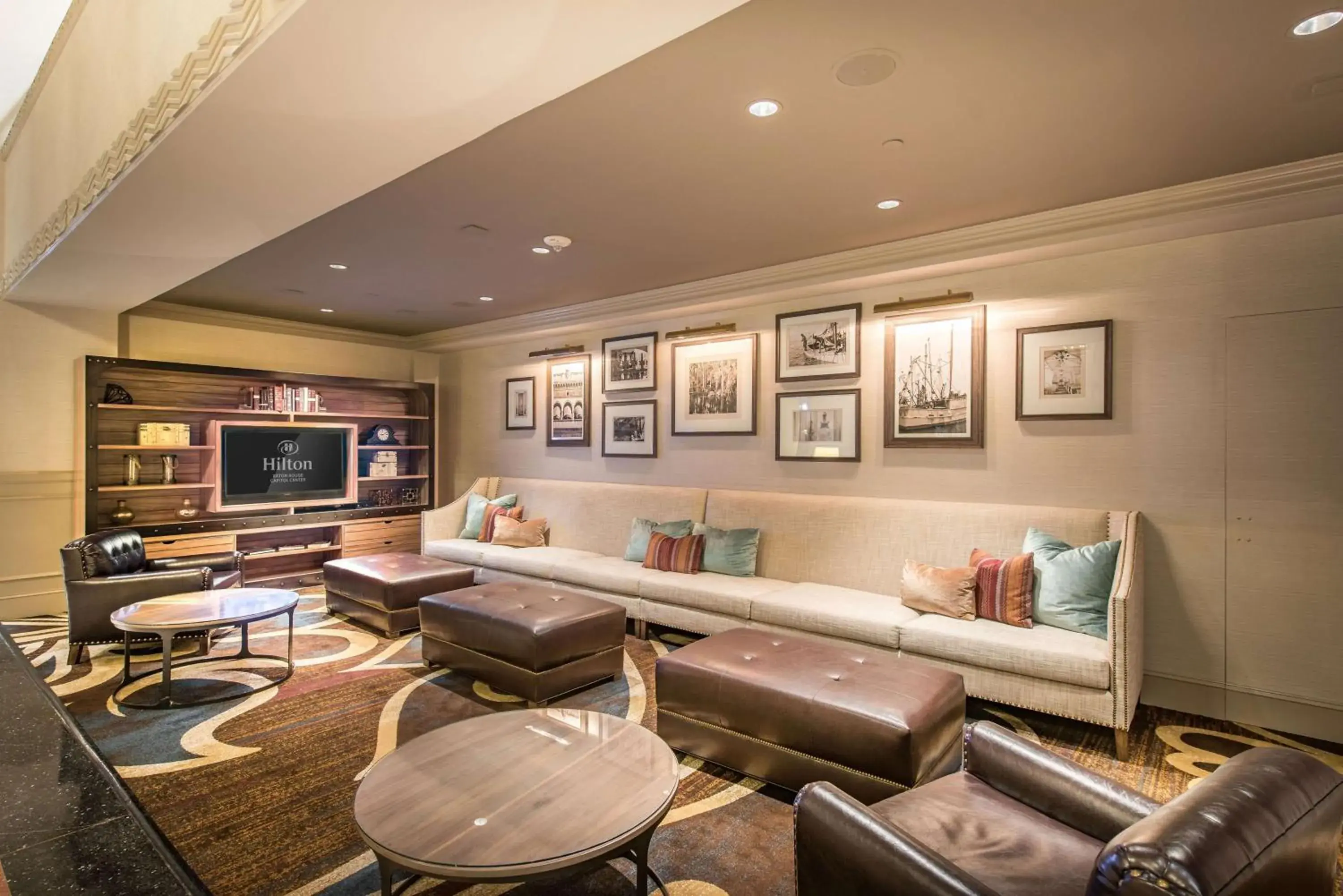 Lobby or reception in Hilton Baton Rouge Capitol Center Lobby or reception in Hilton Baton Rouge Capitol Center