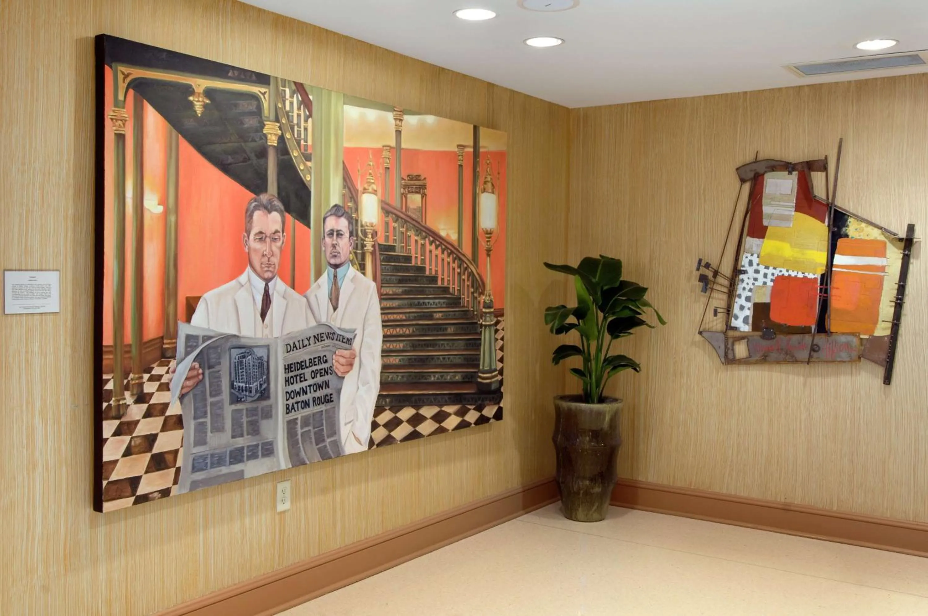 Lobby or reception in Hilton Baton Rouge Capitol Center