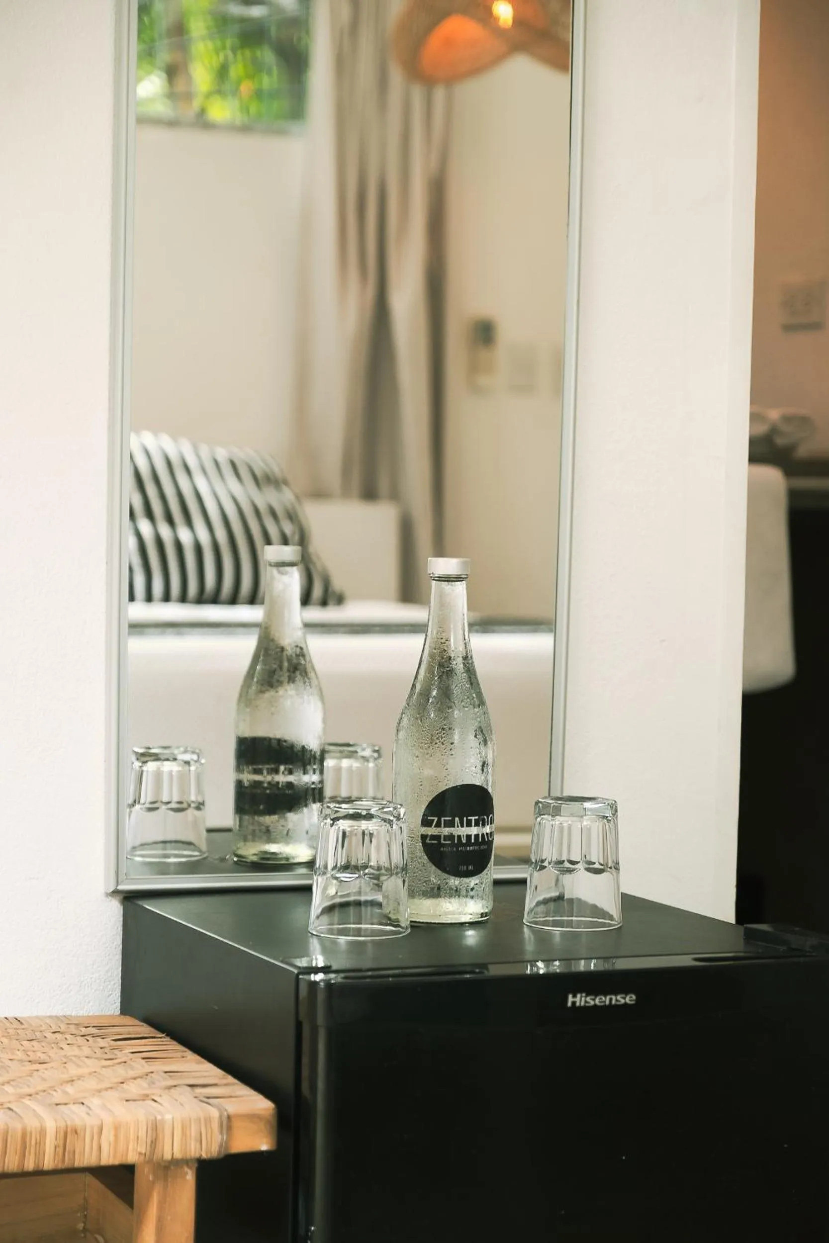 Drinks in La Negra Surf Hotel