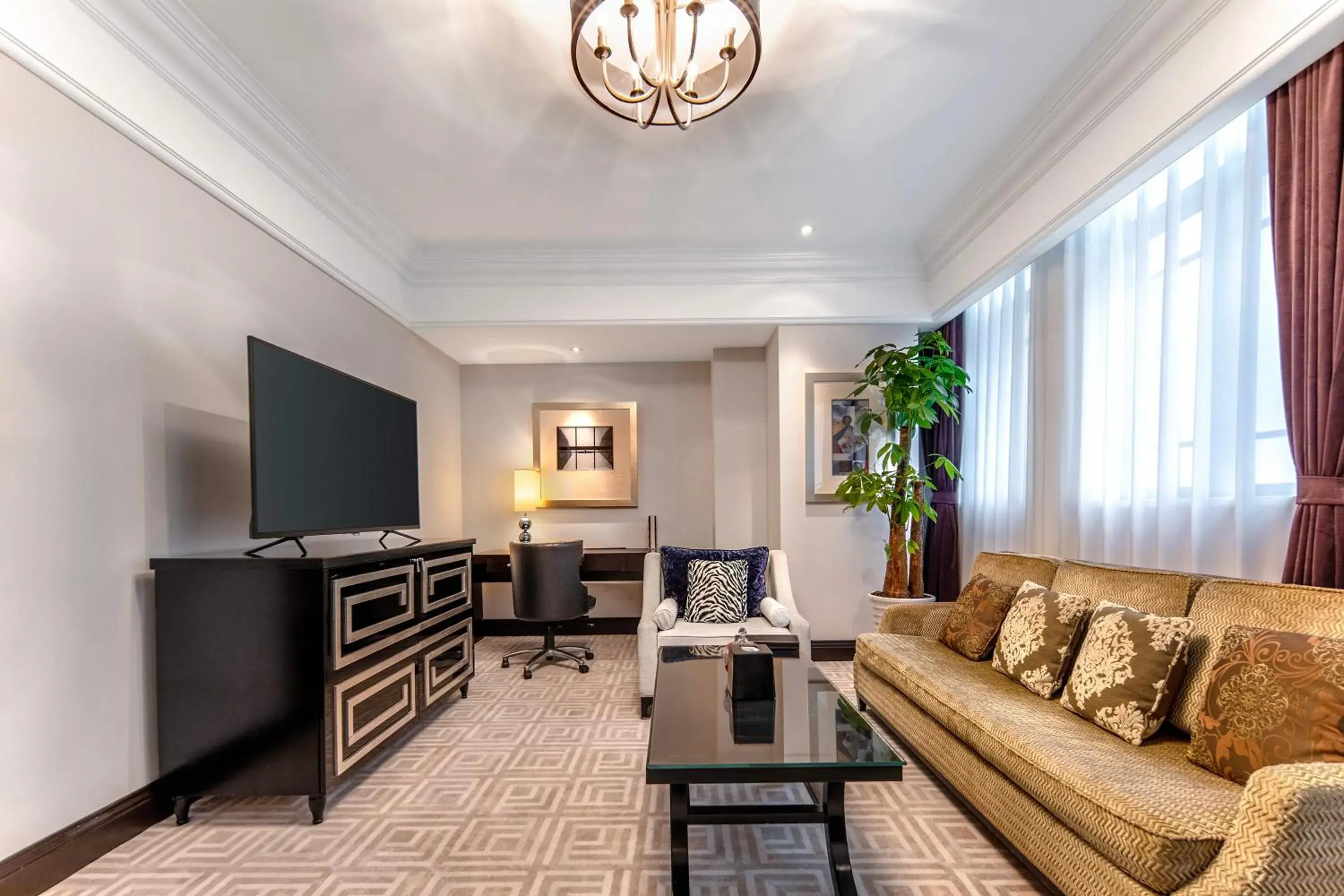 Living room in The Yangtze Boutique Shanghai Living room in The Yangtze Boutique Shanghai