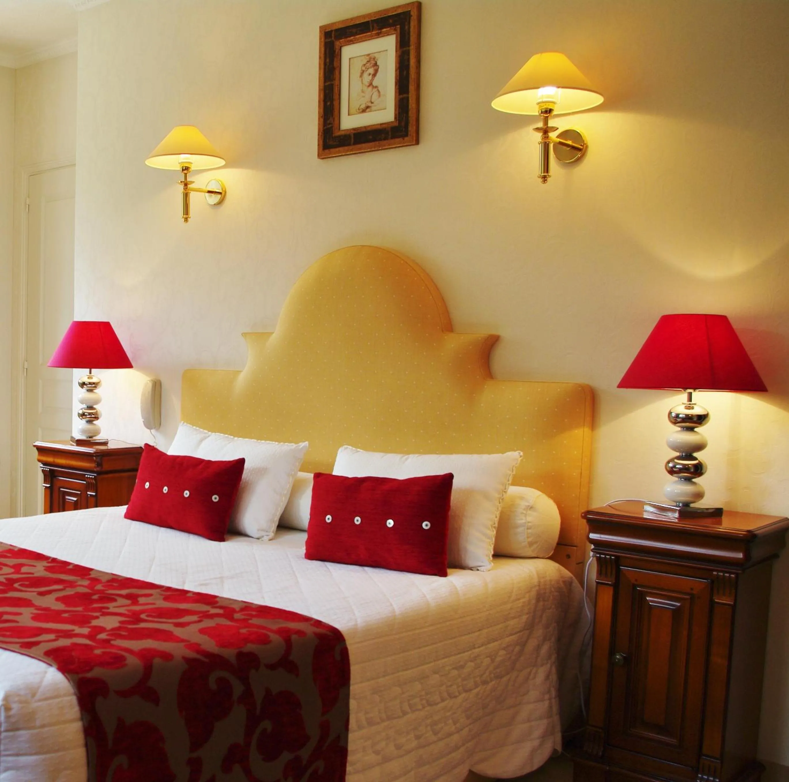 Bedroom, Bed in Manoir De Kertalg
