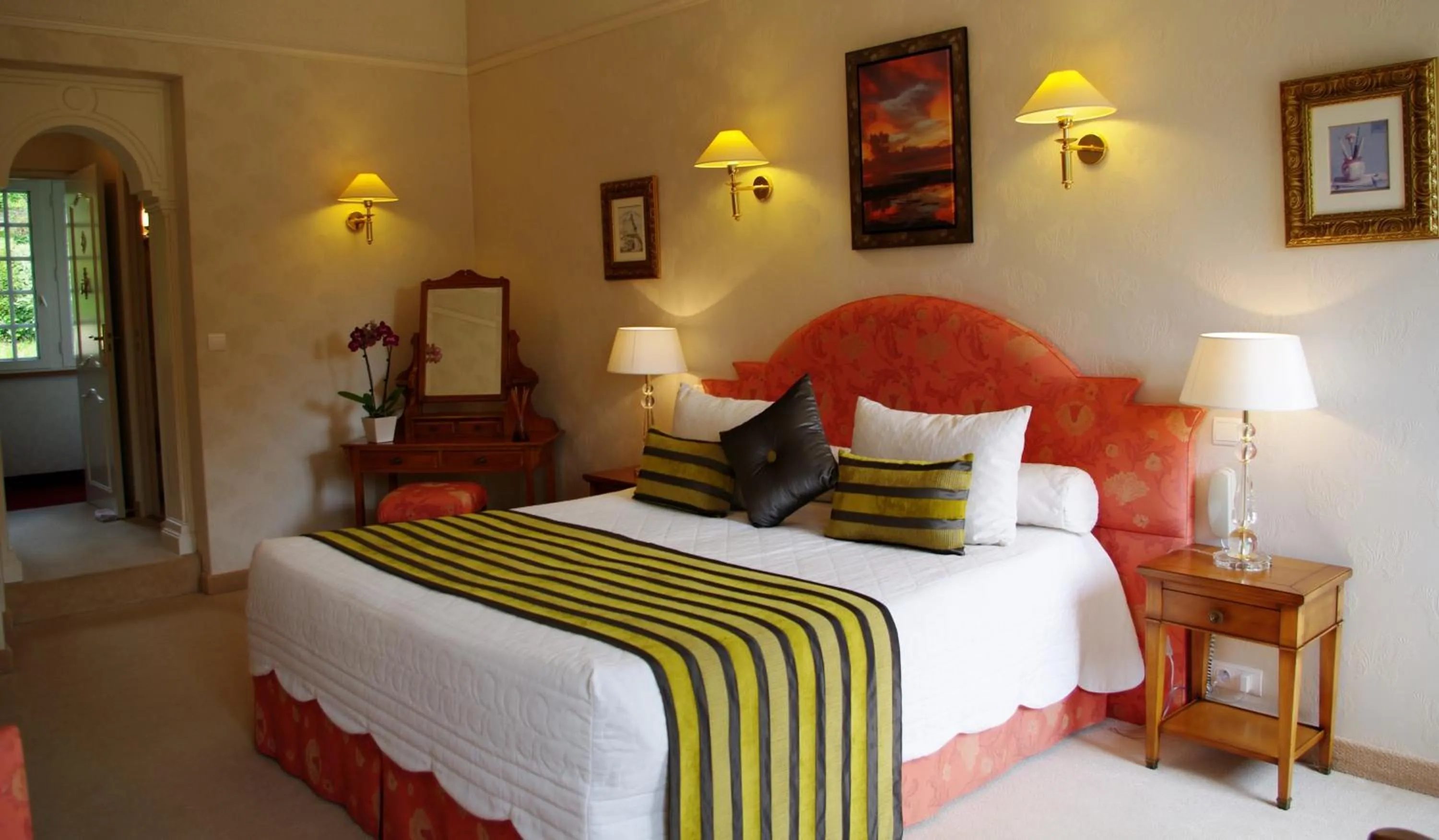 Bedroom, Bed in Manoir De Kertalg