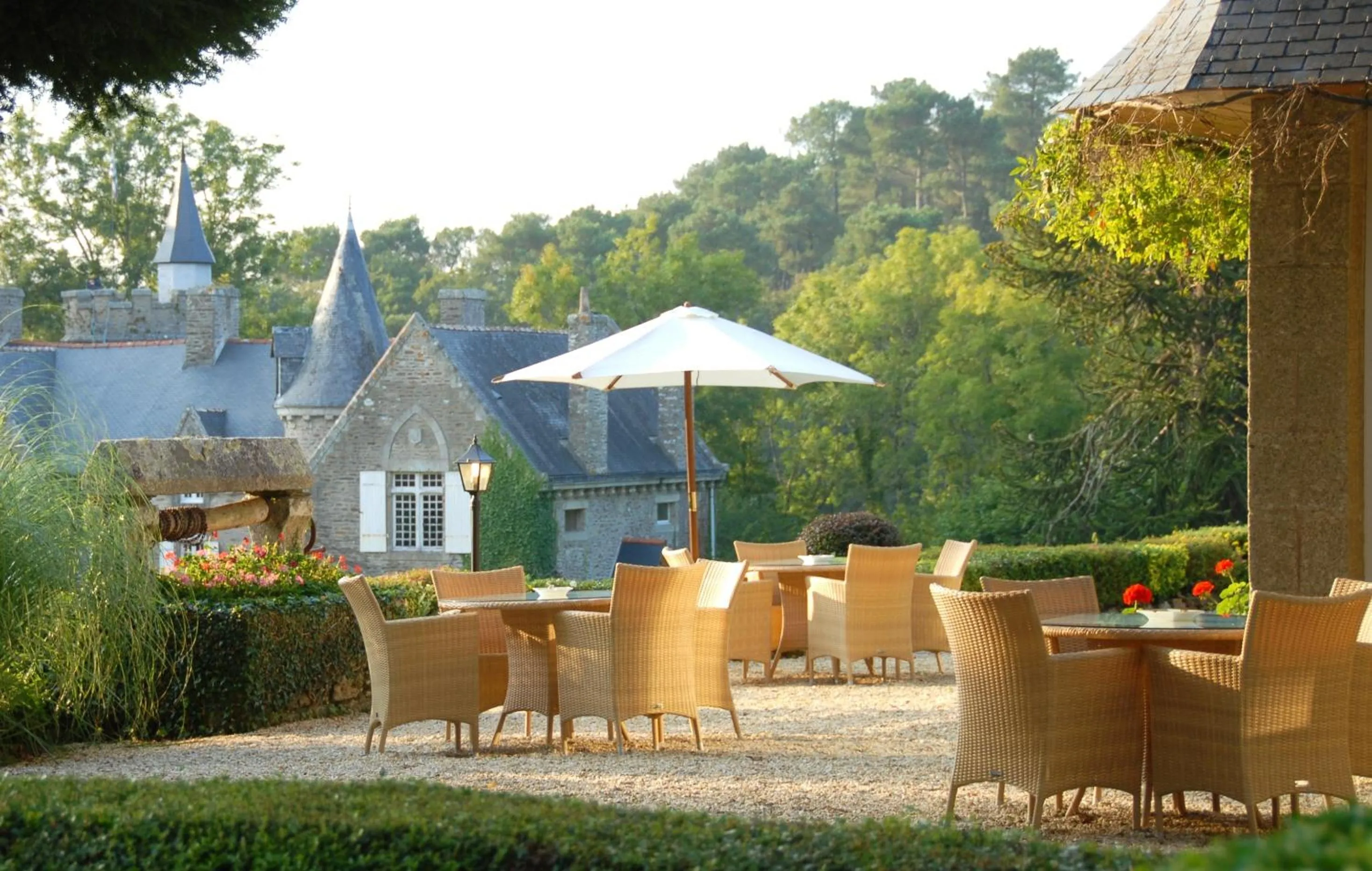 Patio in Manoir De Kertalg