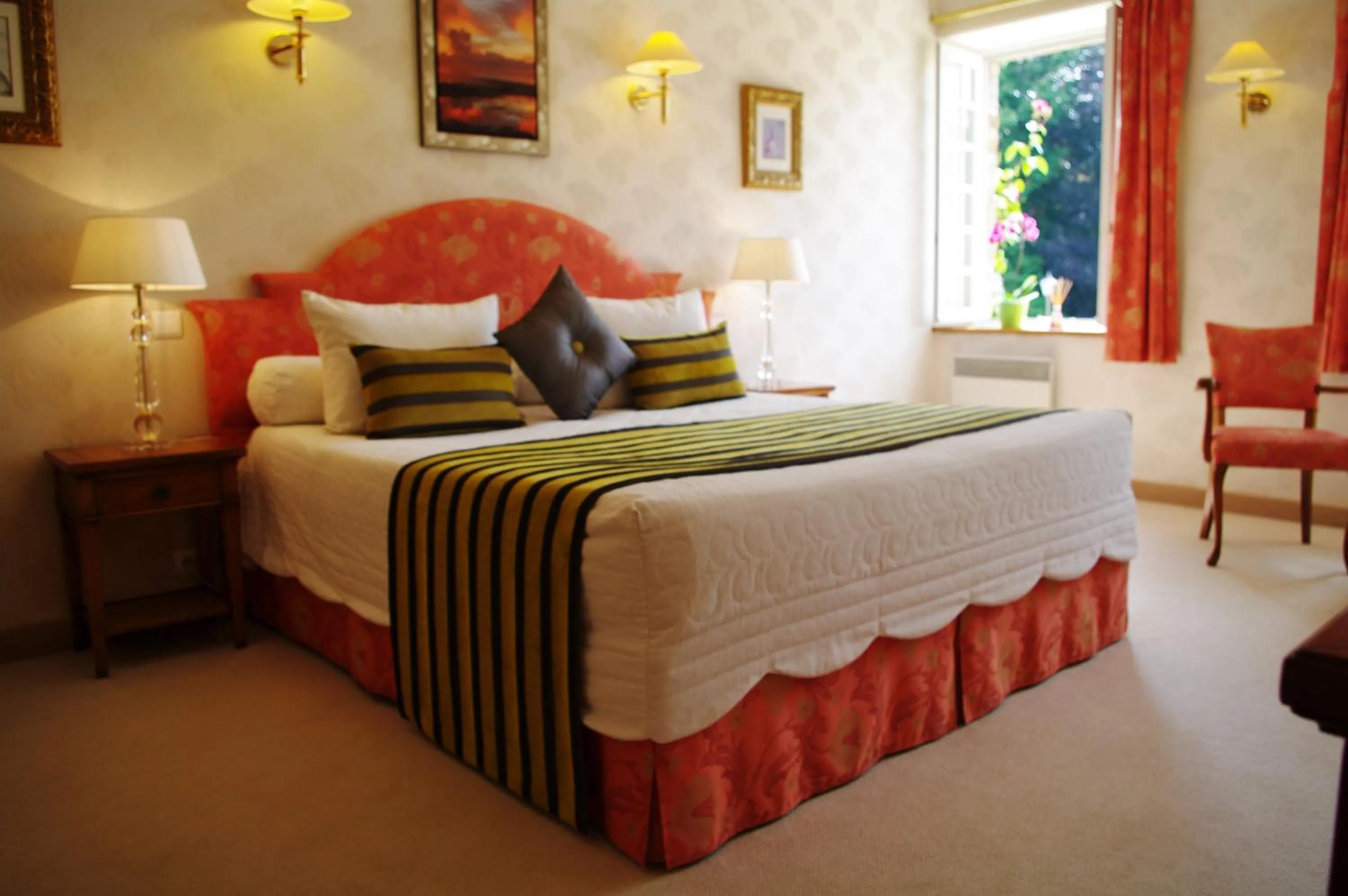 Bedroom, Bed in Manoir De Kertalg