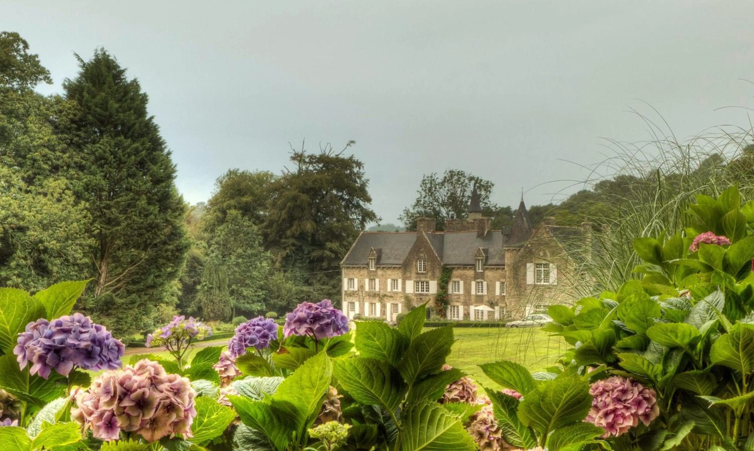 Garden in Manoir De Kertalg