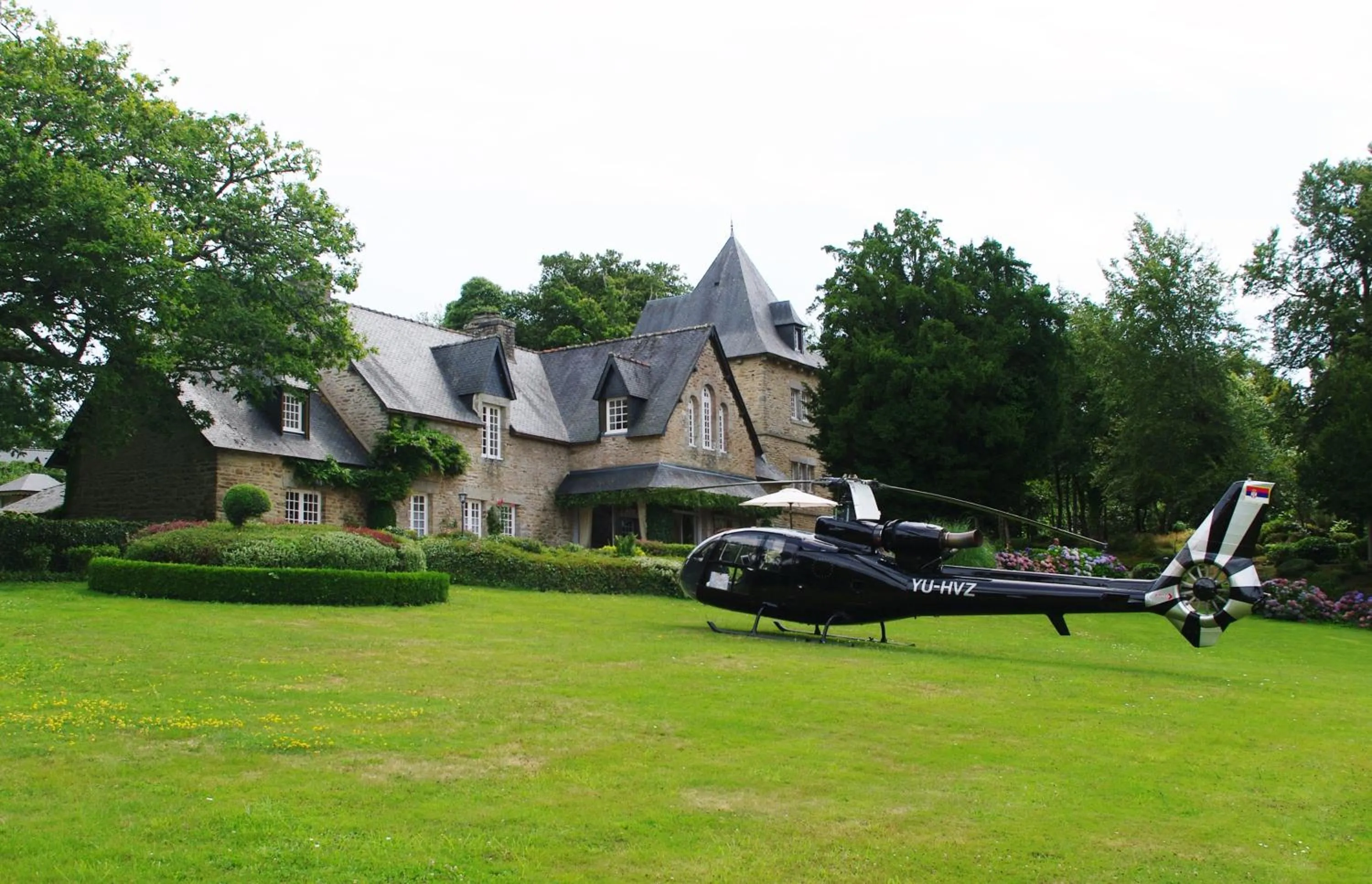 Garden in Manoir De Kertalg