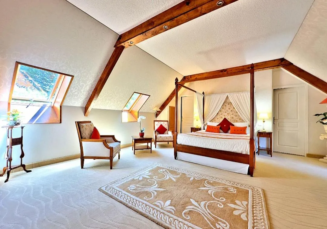 Bed in Manoir De Kertalg