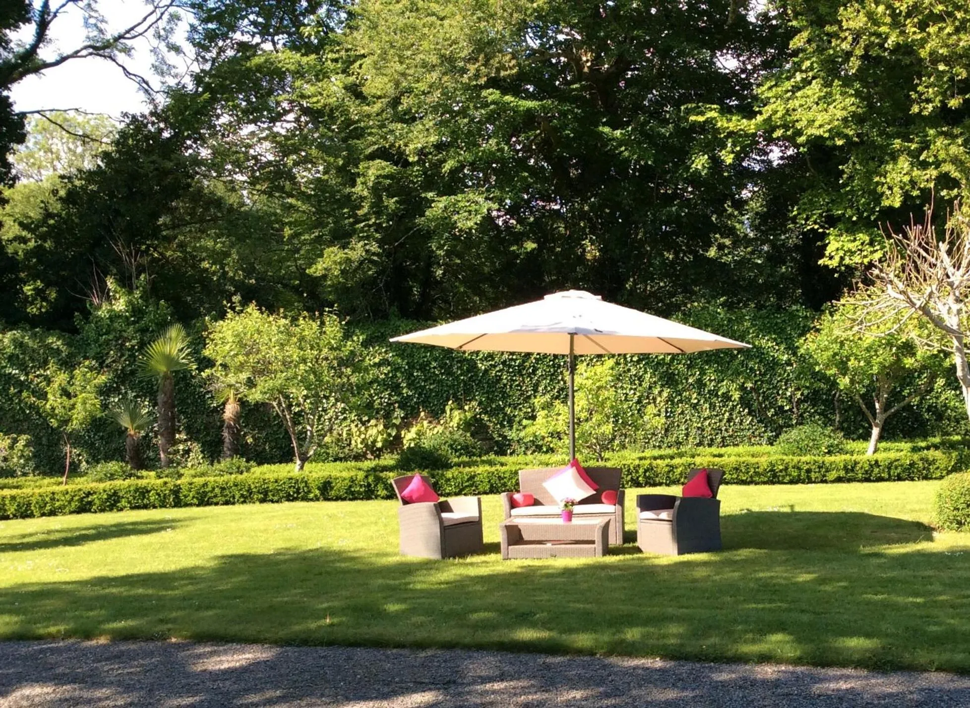 Garden in Manoir De Kertalg