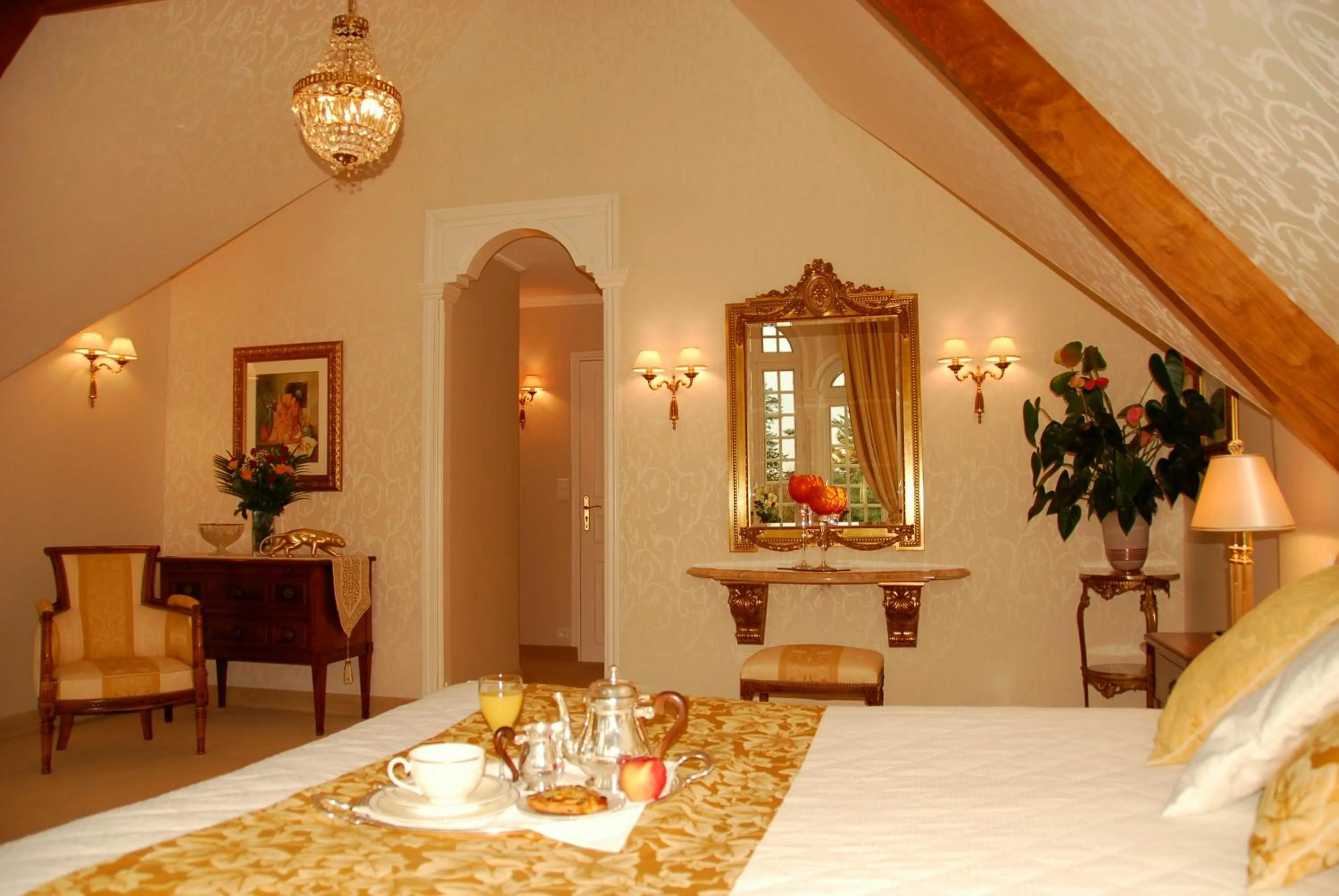 Bedroom, Bed in Manoir De Kertalg