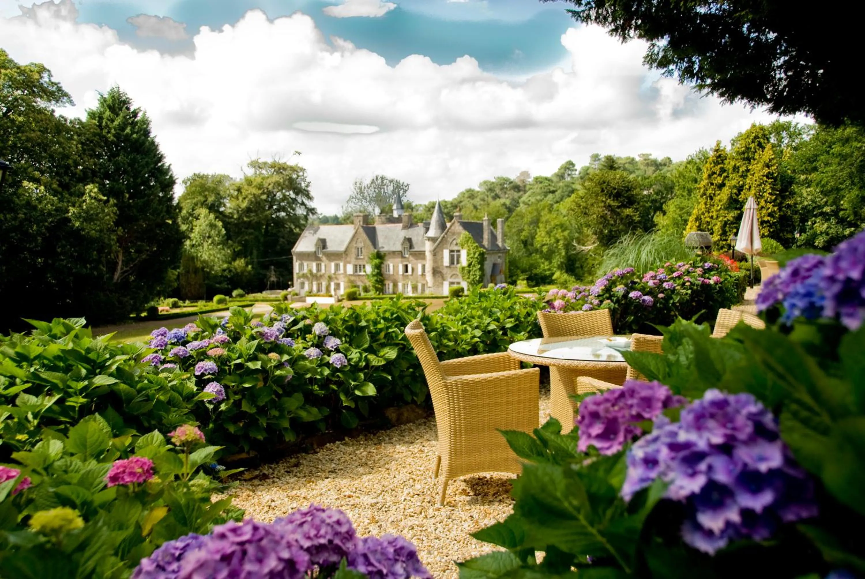 Garden in Manoir De Kertalg