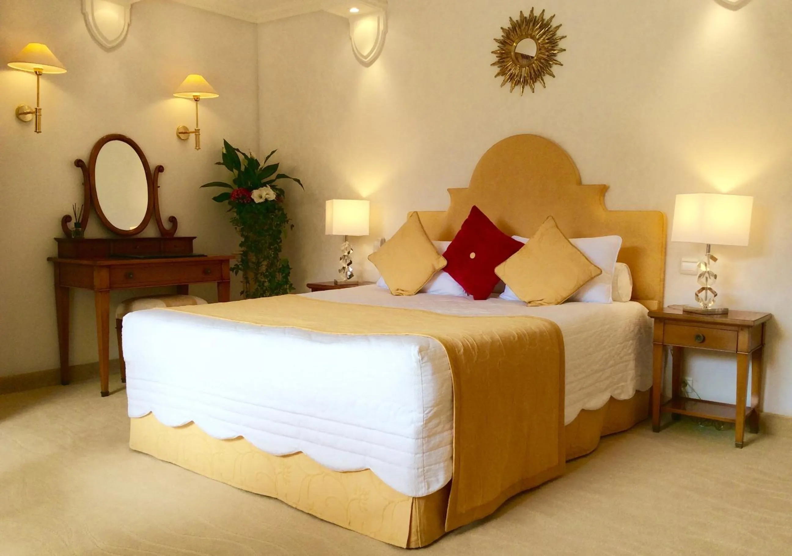 Bed in Manoir De Kertalg