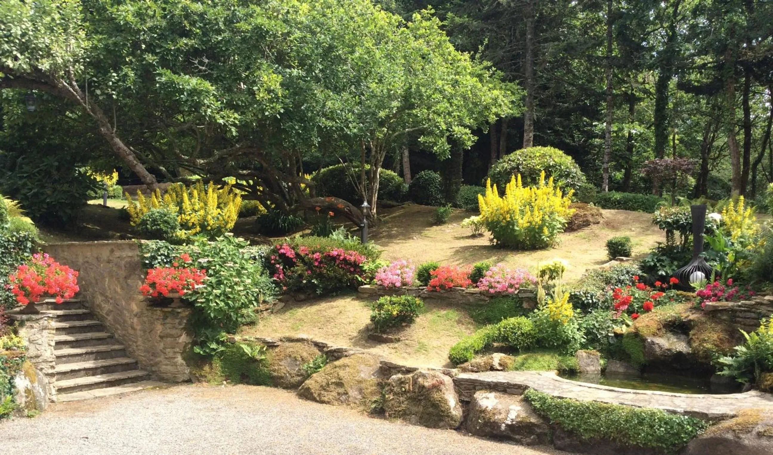 Garden in Manoir De Kertalg