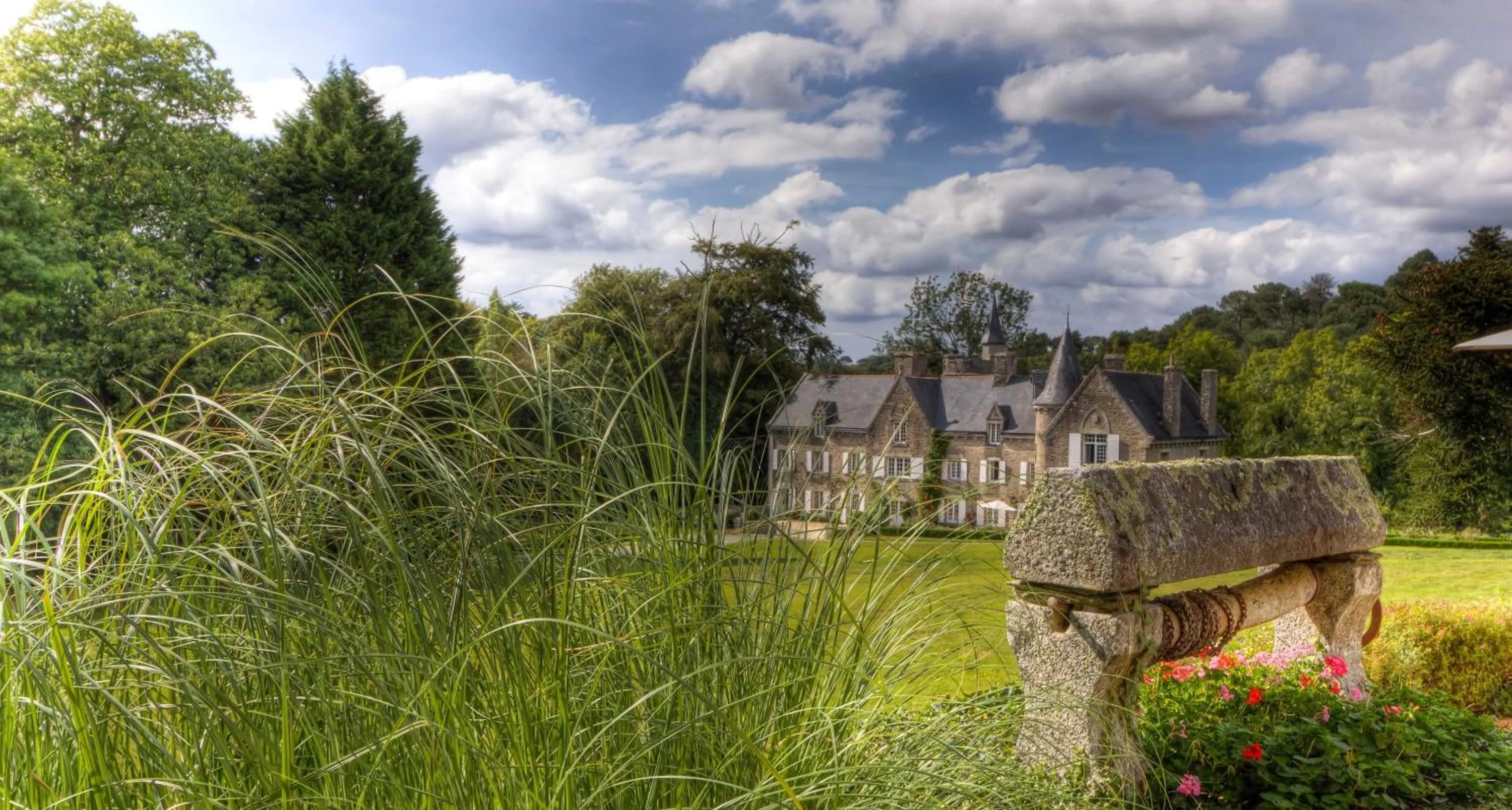 Garden in Manoir De Kertalg