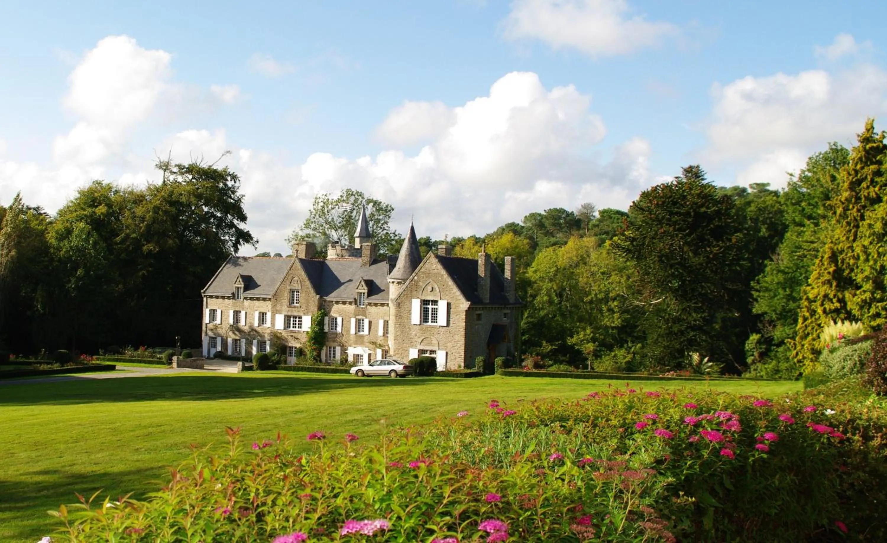 Garden in Manoir De Kertalg
