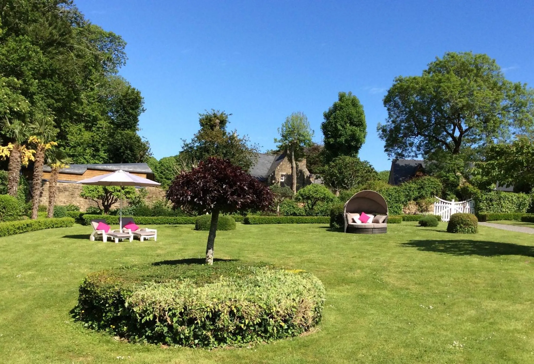Garden in Manoir De Kertalg